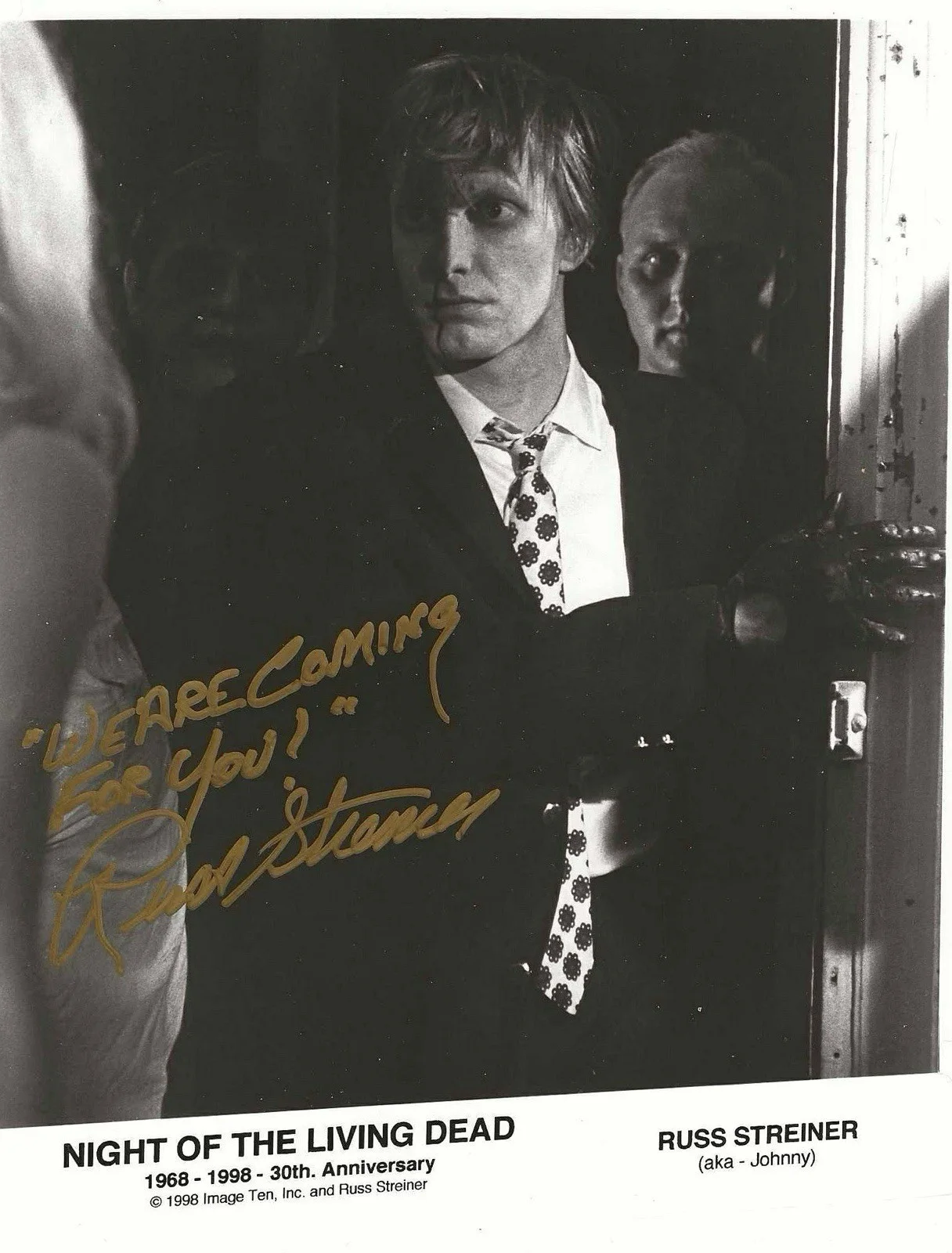 Judith O’Dea, Russell Steiner, “Night Of The Living Dead” Autographs, изображение 2