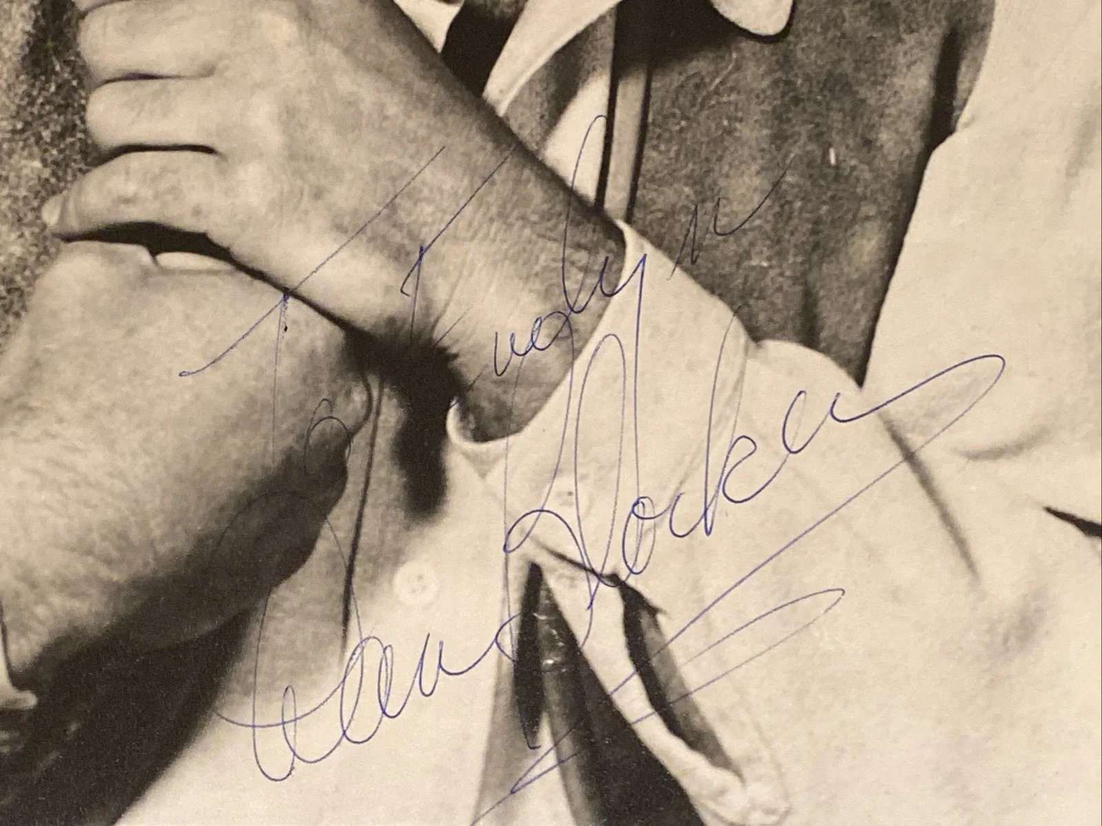 Dan Blocker — Dan Blocker “Hoss Cartwright” Bonanza Rare Autographed 11x14 Photo COA SIGNED, image 3