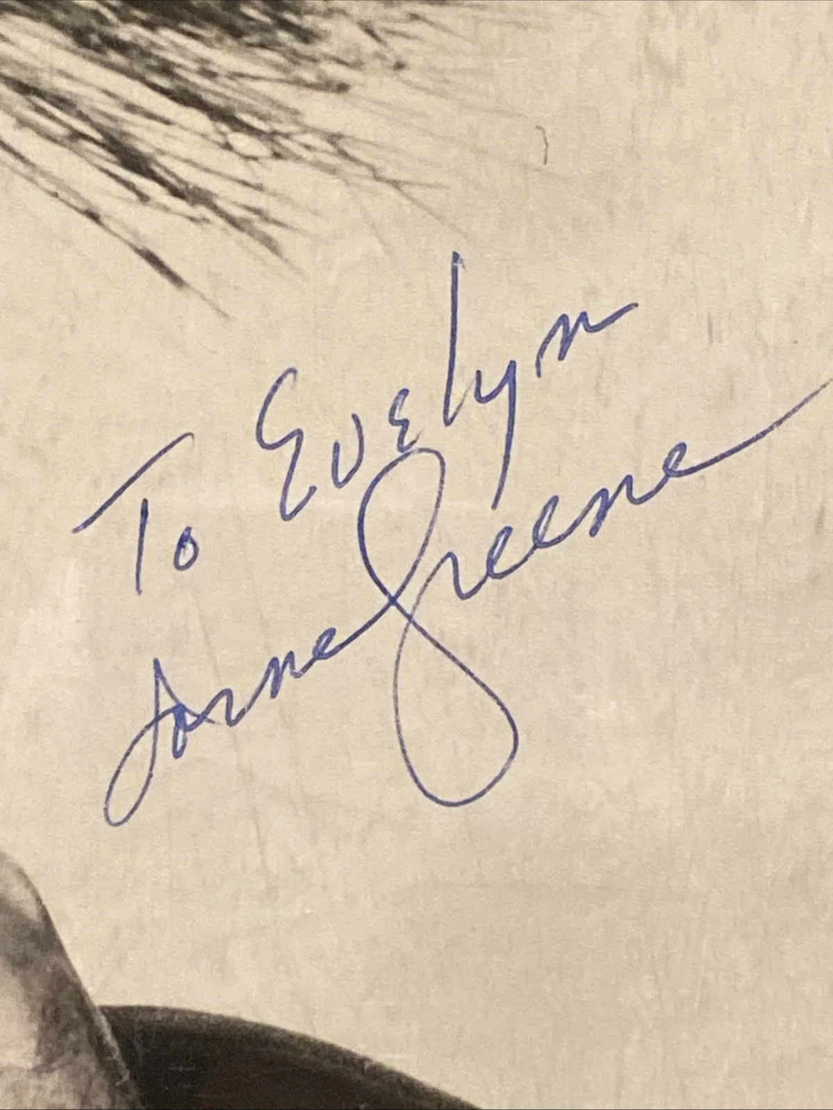 Lorne Green — Lorne Greene Bonanza Vintage B&W Photo COA Autographed SIGNED, изображение 3