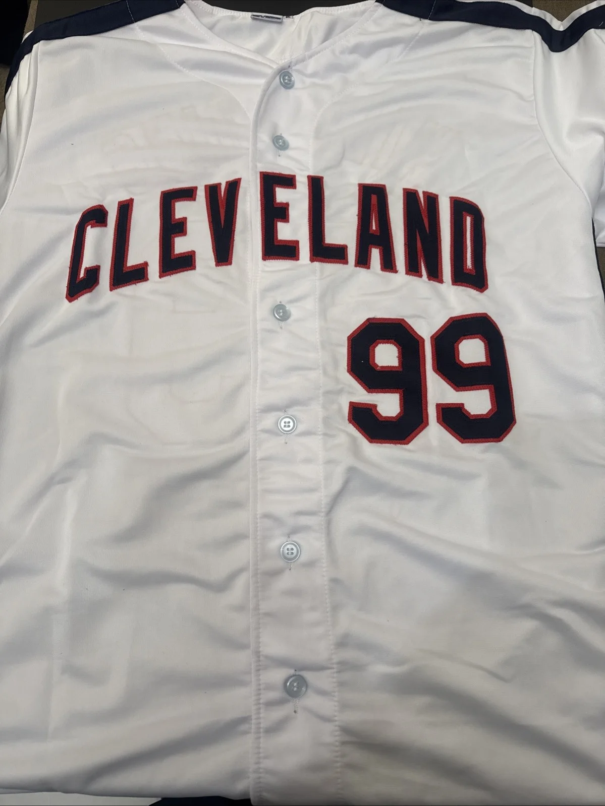 Charlie Sheen Signed Custom Stitched Wild Thing Jersey Beckett Authentic, image 3