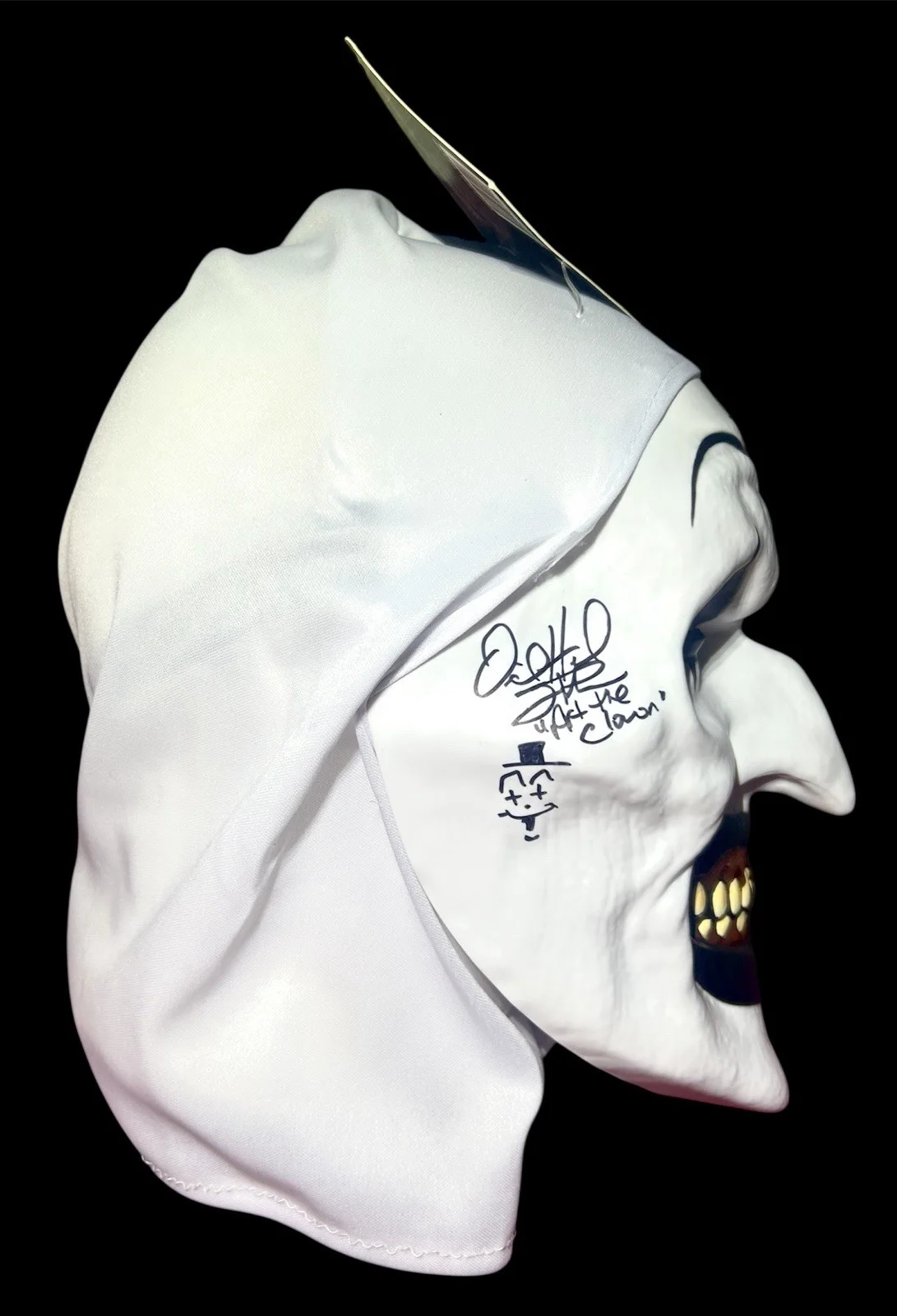 David Howard Thornton — David Howard Thornton Signed Terrifier Deluxe Injection Mask Art the Clown JSA, изображение 2