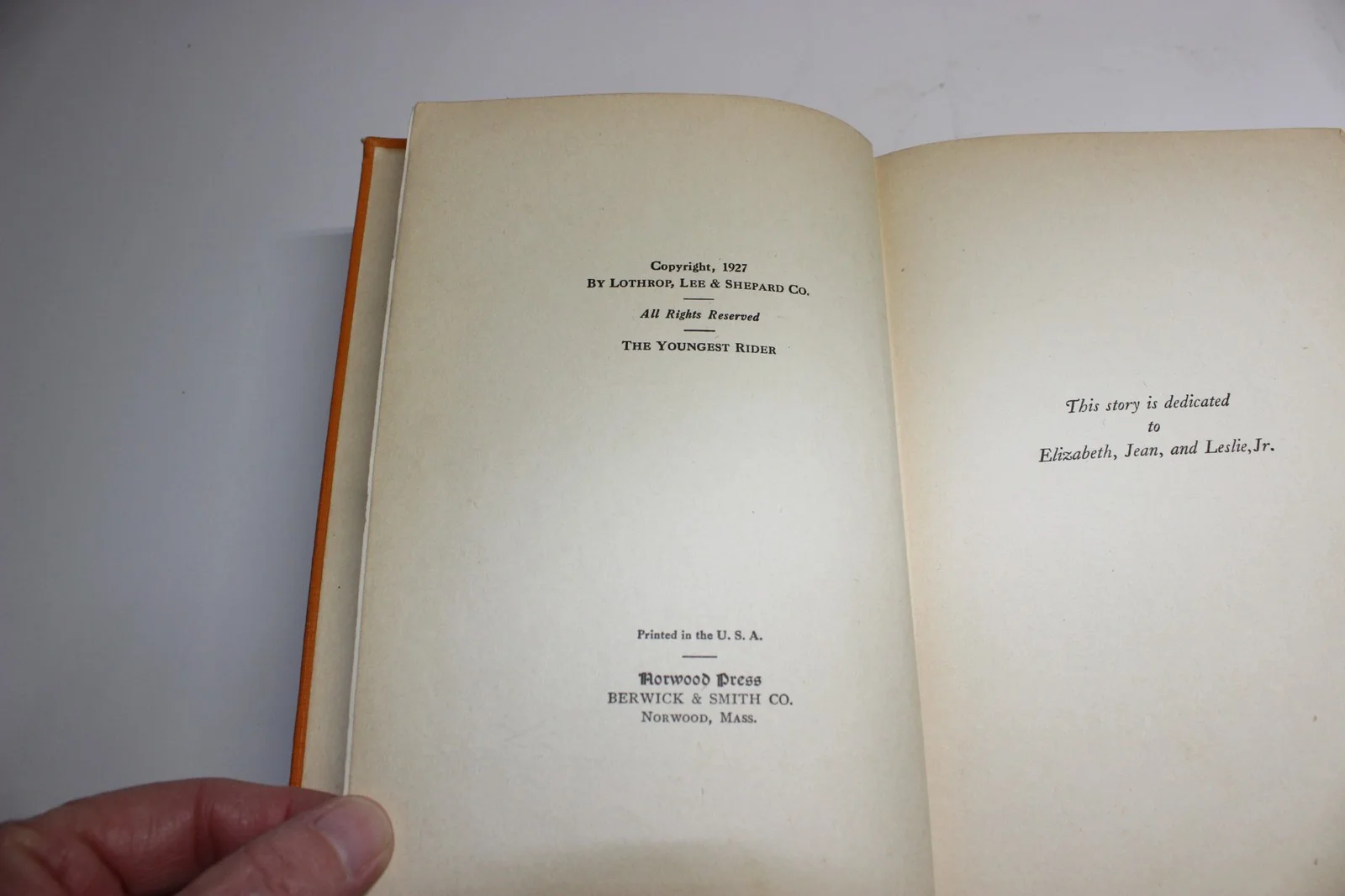 LOUISE HAUCK THE YOUNGEST RIDER (PONY EXPRESS) SIGNED BY FRED HARMAN -RED RYDYER, изображение 4