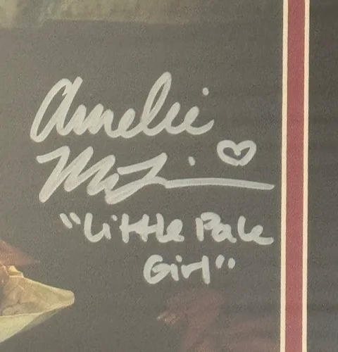 Amelie McLain — Amelie McLain Signed 11x14 Custom Framed Little Pale Girl Terrifer 2 w/COA, image 2