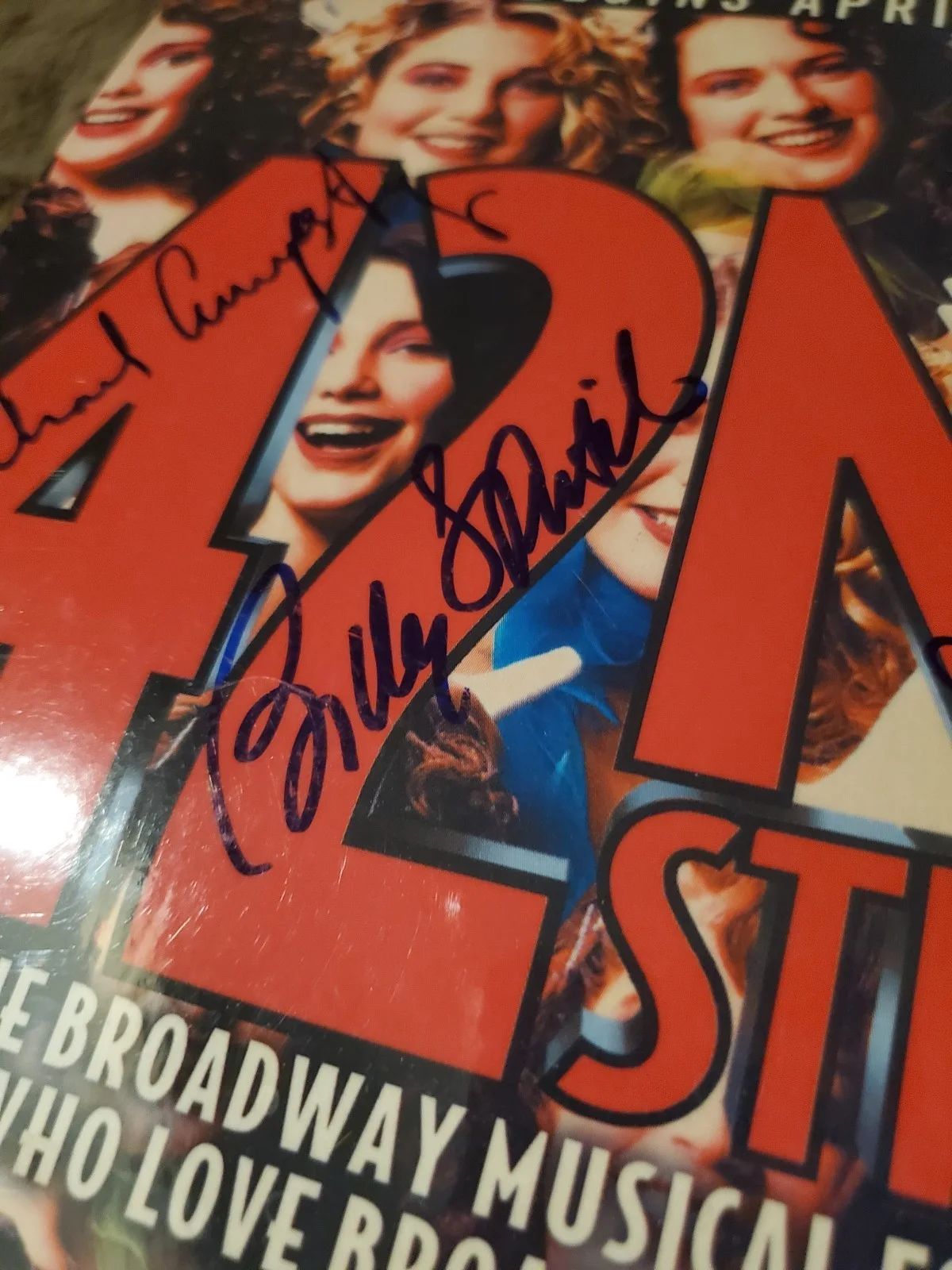 42nd Street Broadway Musical Play Signed Autographed Advertisement Poster, изображение 5
