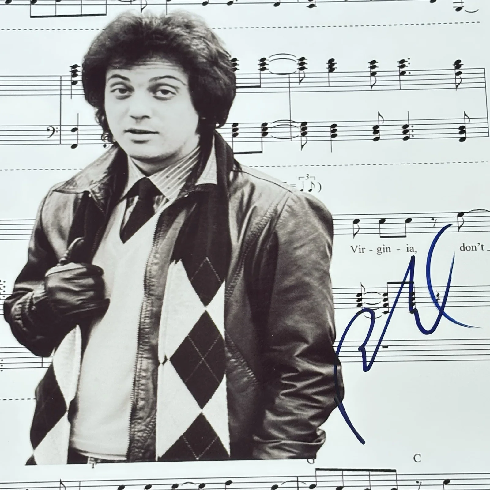 Autograph Billy Joel Signed 8"x10" Sheet Music Photo + Beckett Authentic, изображение 5
