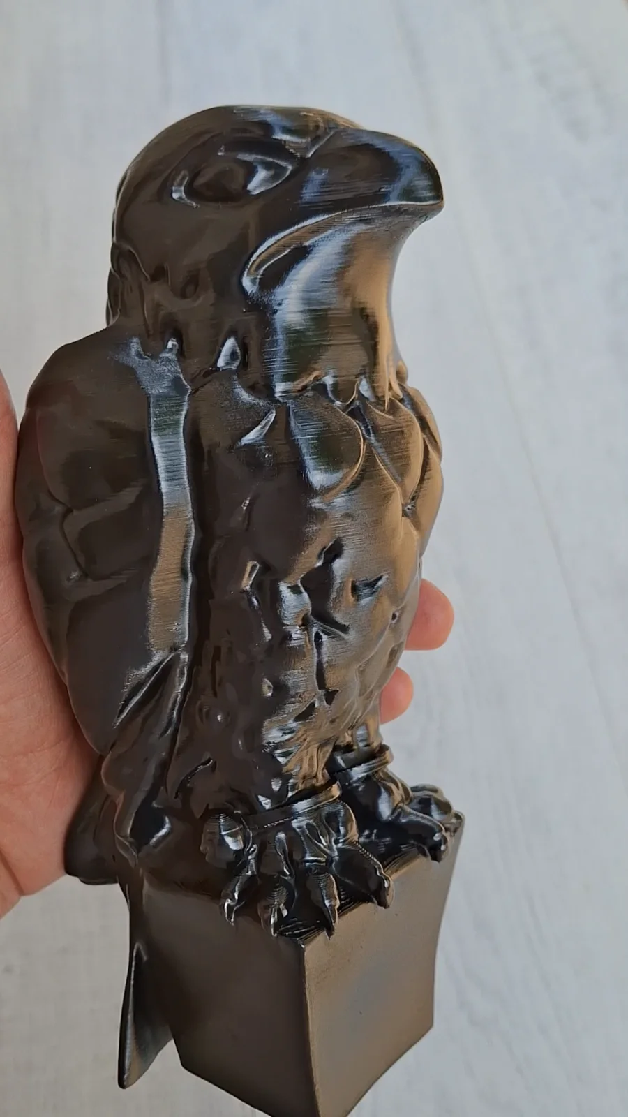 The MALTESE FALCON Statue Replica accurate of the 1941 movie memorabila 22 cm, изображение 2