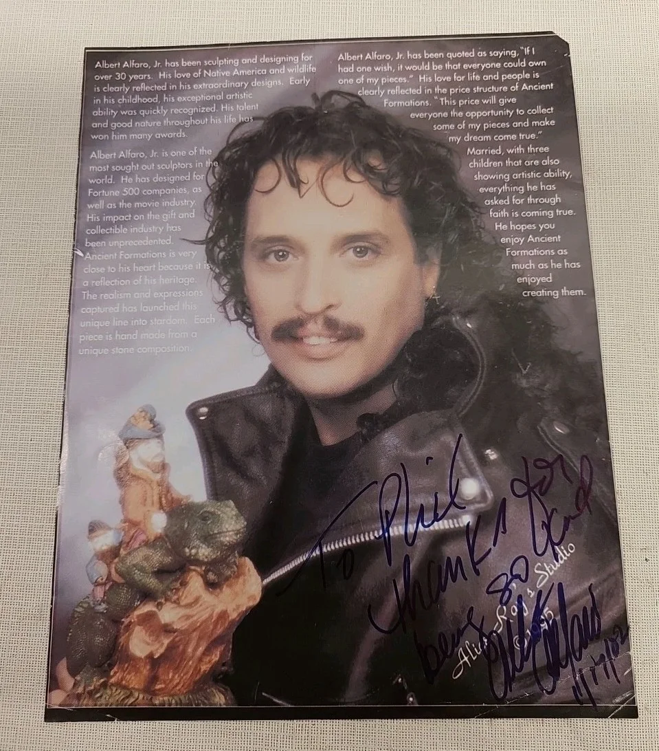 Ken osmond — Albert Alfaro Jr Signed Inscribed Biography Sheet 8x10
