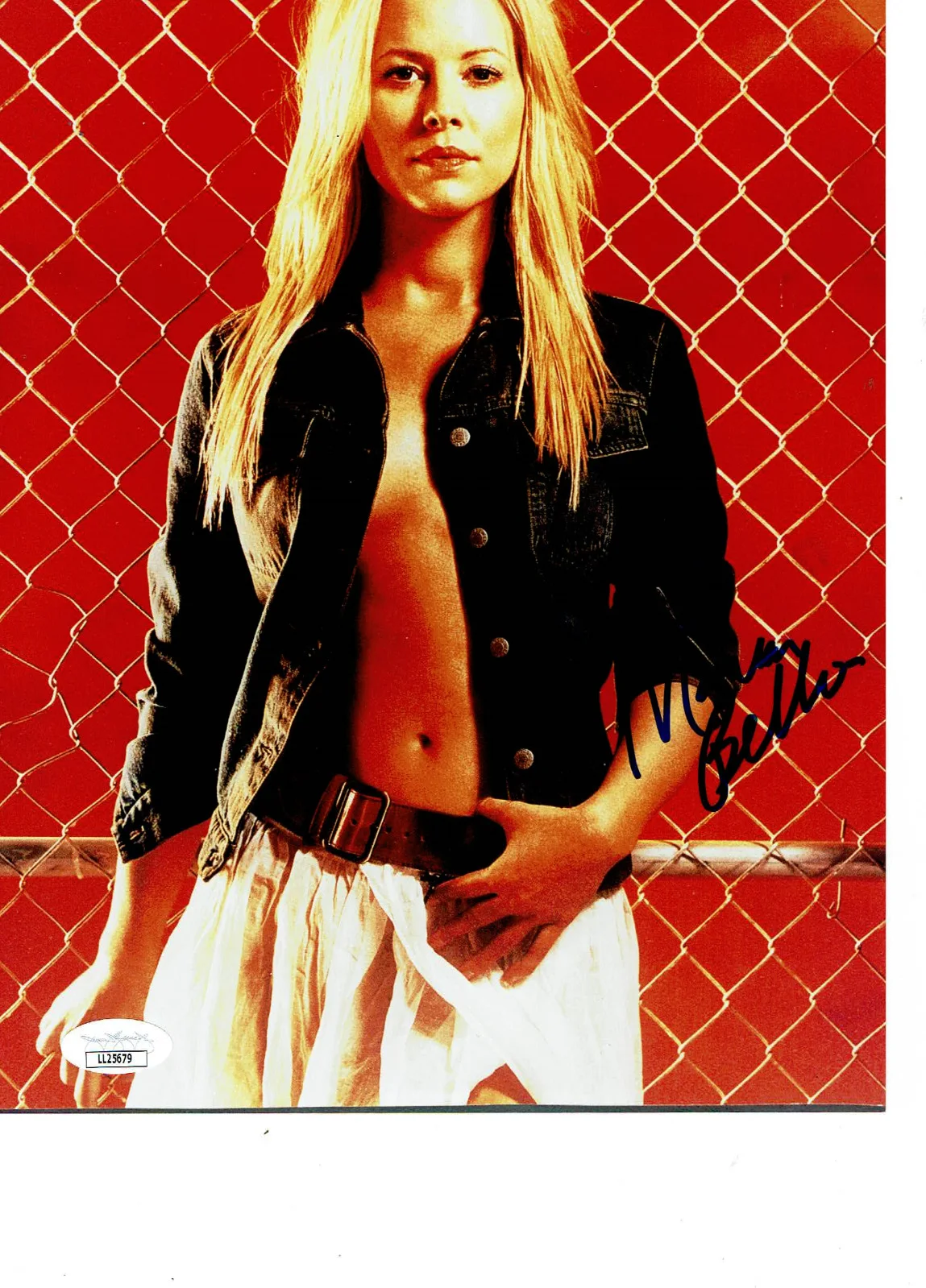 Maria bello — The Mummy Maria Bello autographed 8x10 color sexy photo JSA Certified
