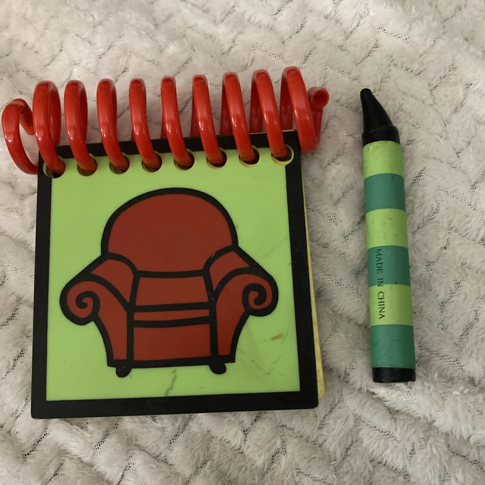 Blue’s Clues Steve’s Handy Dandy Notebook with original crayon, image 2