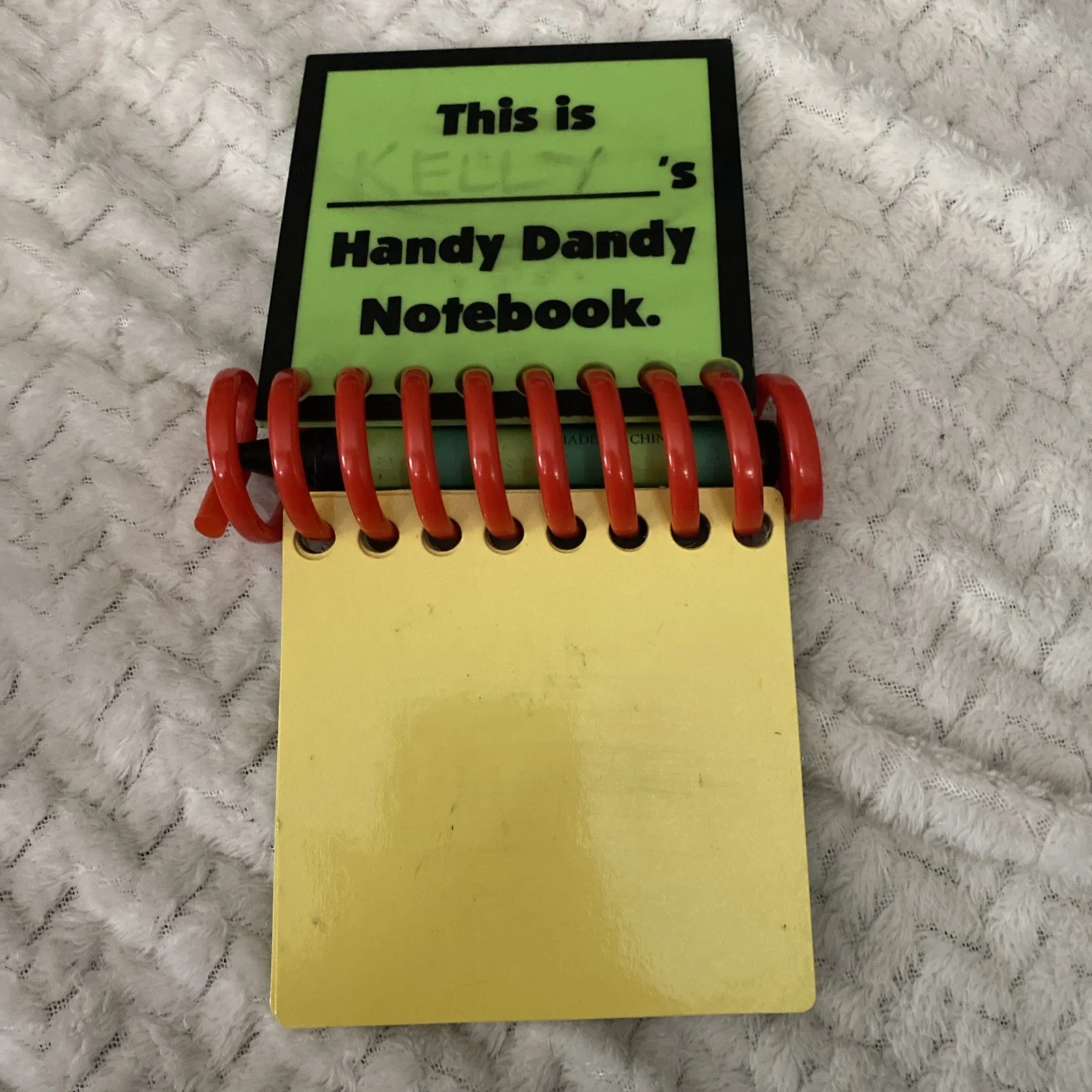 Blue’s Clues Steve’s Handy Dandy Notebook with original crayon, image 4