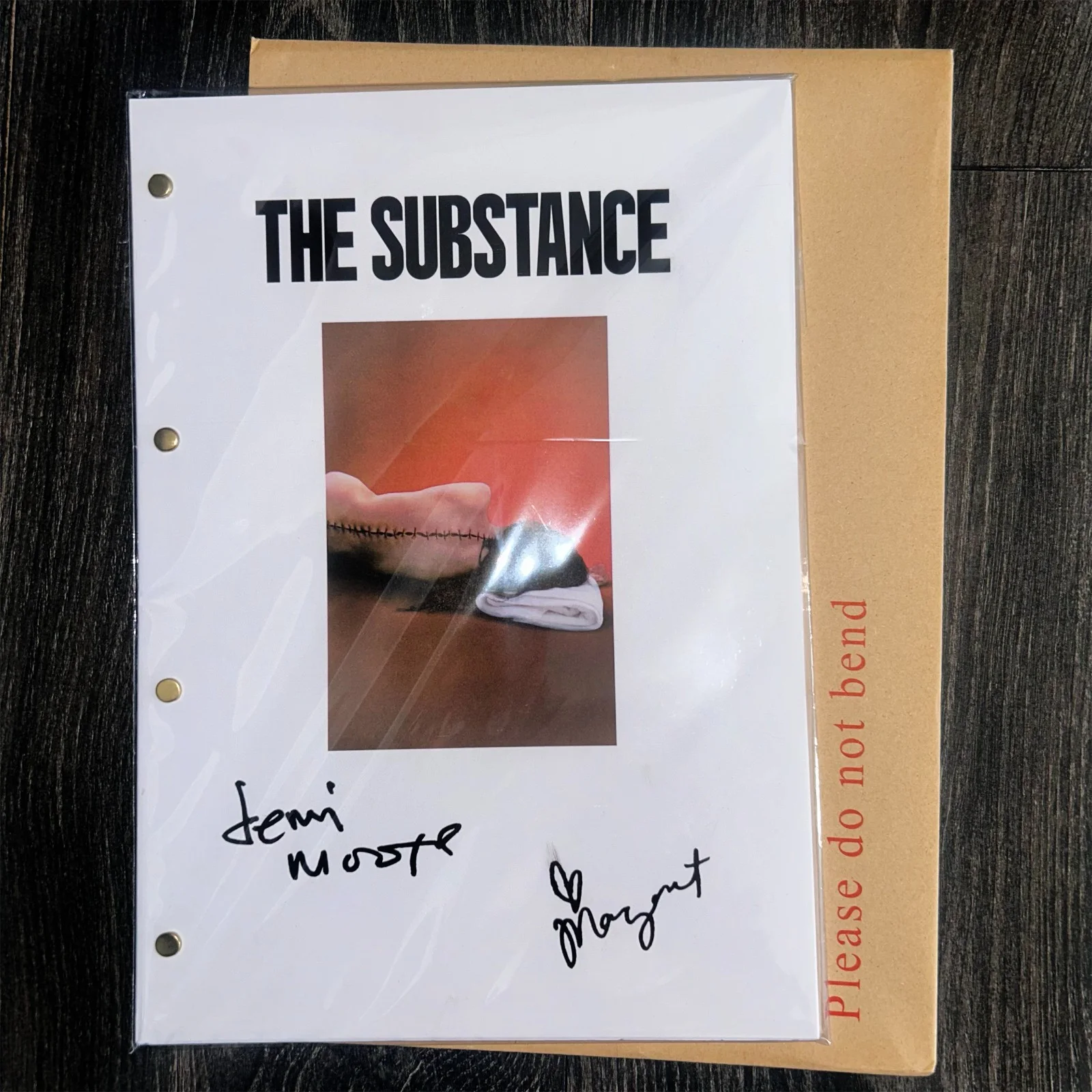 The Substance / Movie / Transcript / Script / Screenplay / Autographed reprints, image 2