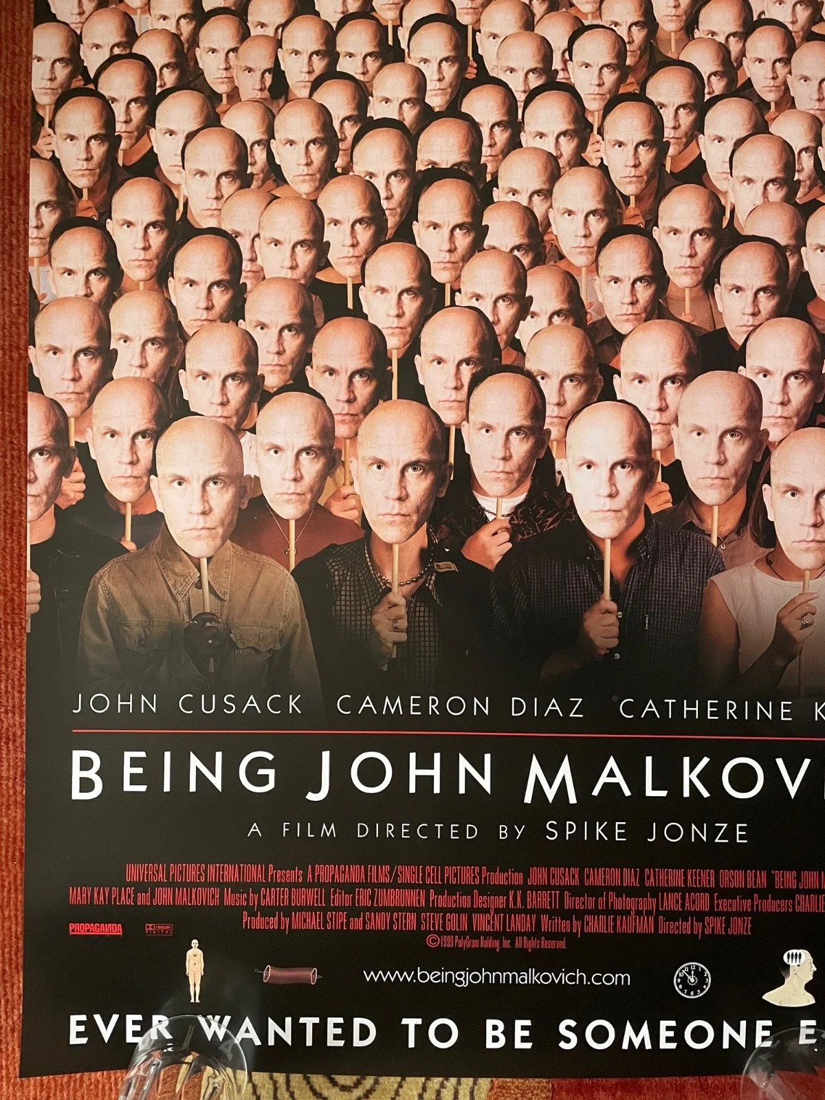 BEING JOHN MALKOVICH (1999) ORIGINAL US ONE SHEET CINEMA POSTER, image 2