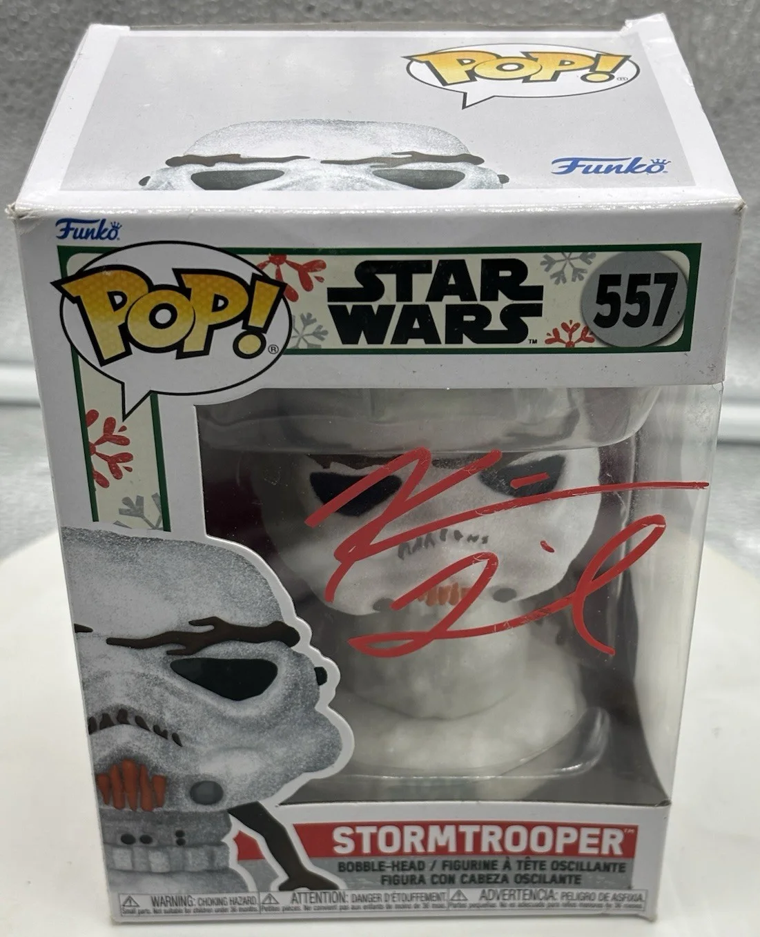 Kevin Smith — Kevin Smith Stormtrooper Star Wars Signed Autographed POP Funko Toy 557