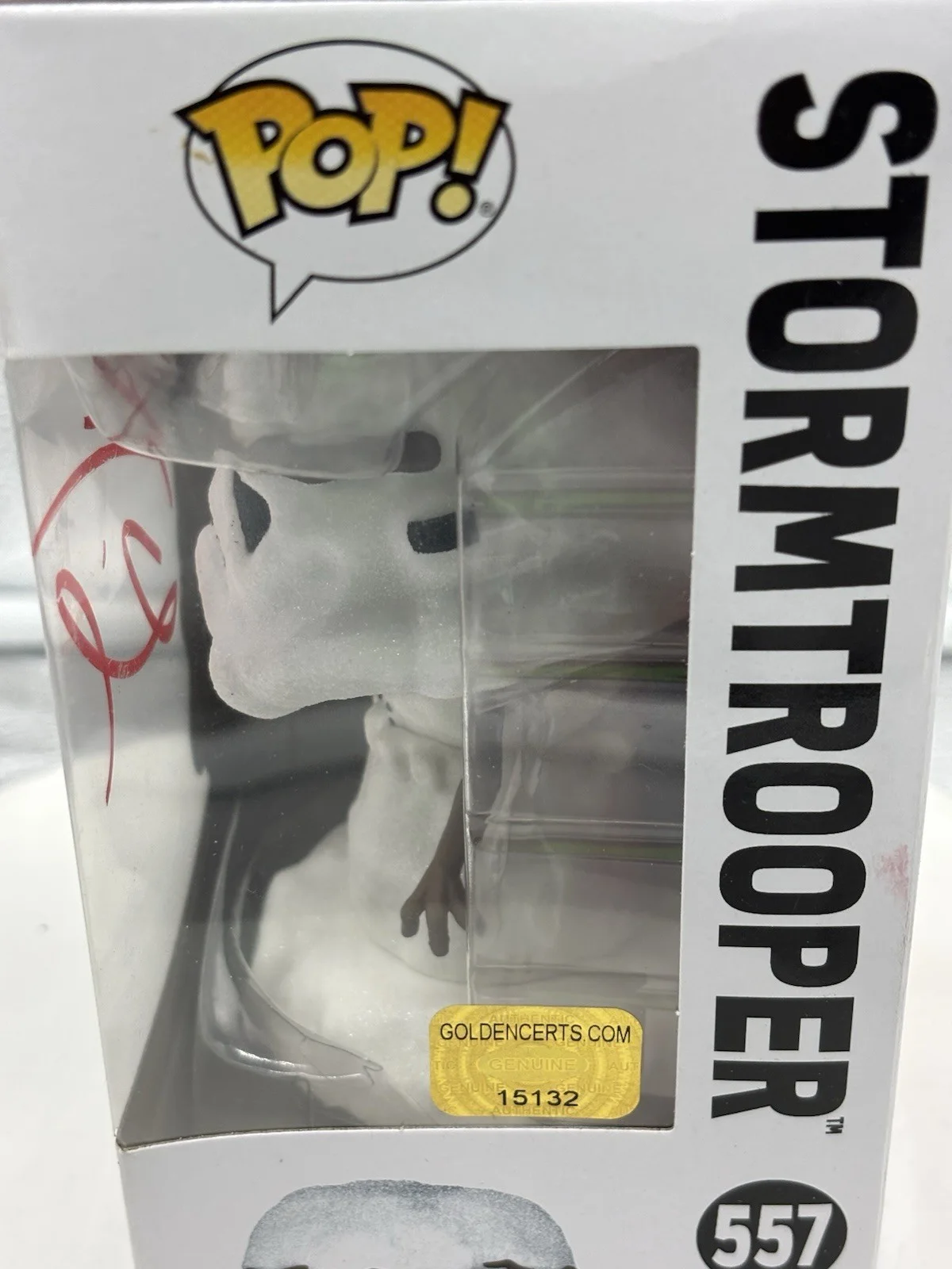 Kevin Smith — Kevin Smith Stormtrooper Star Wars Signed Autographed POP Funko Toy 557, изображение 4