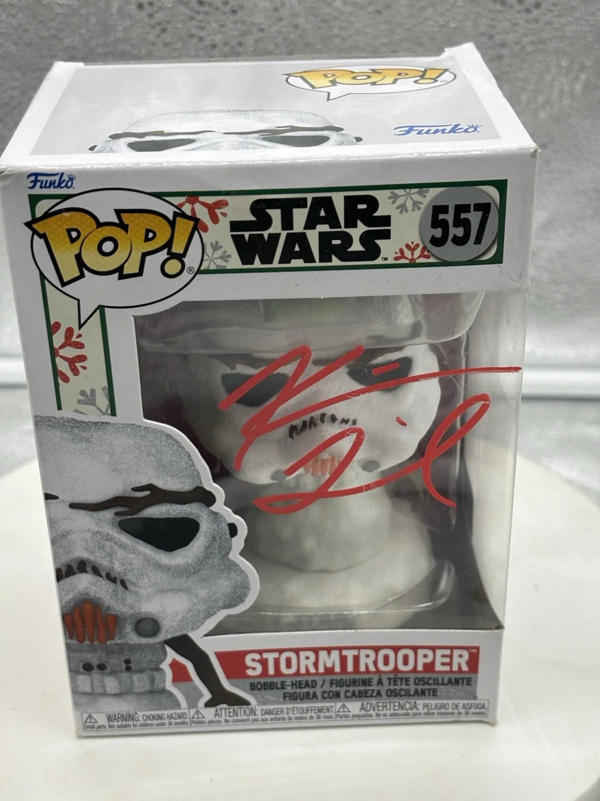 Kevin Smith — Kevin Smith Stormtrooper Star Wars Signed Autographed POP Funko Toy 557, изображение 5