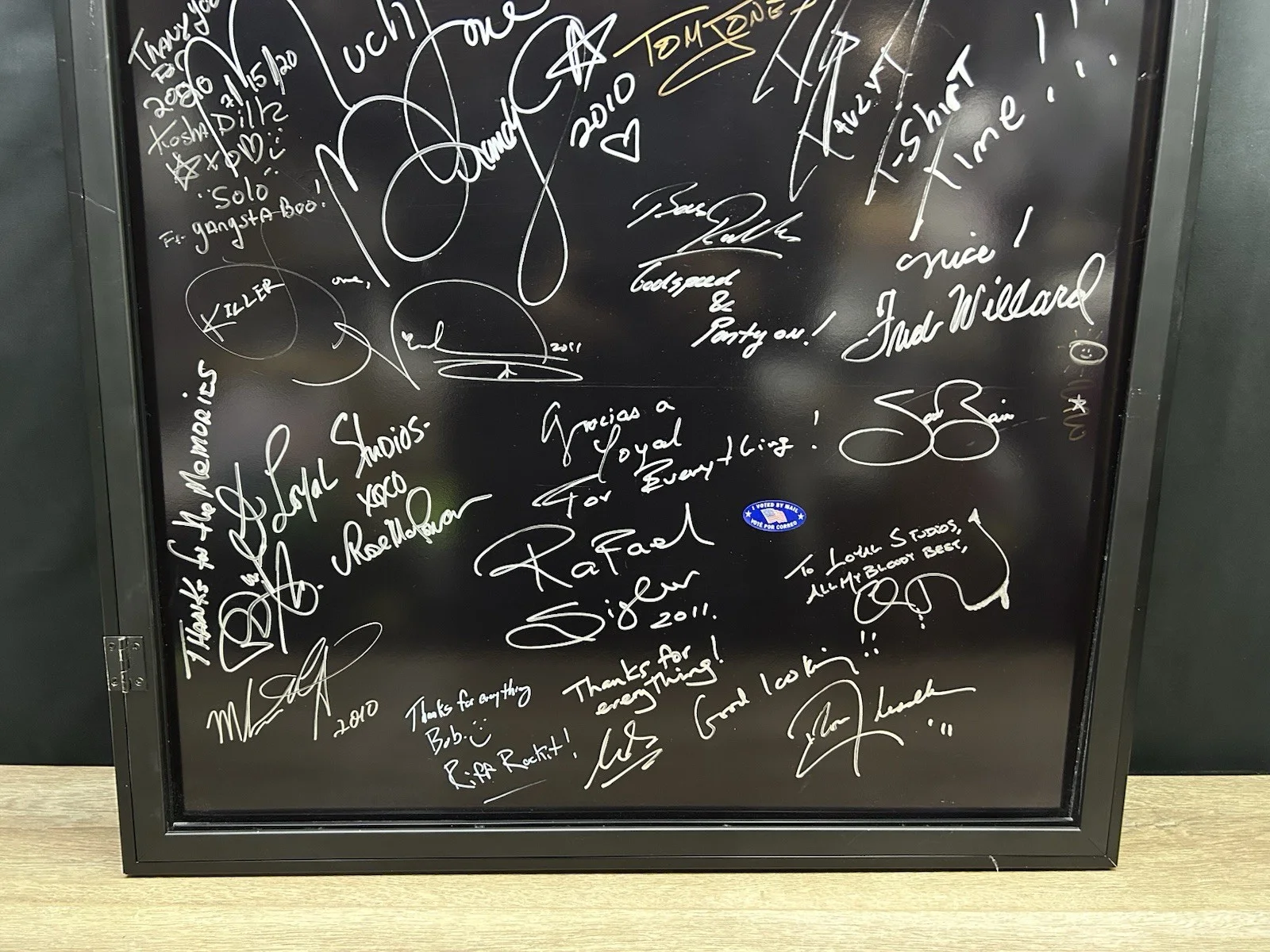 Don Cheadle Eli Roth Ray J Brandy Maya Loyal Studios SIGNED AUTOGRAPHED Frame, image 3