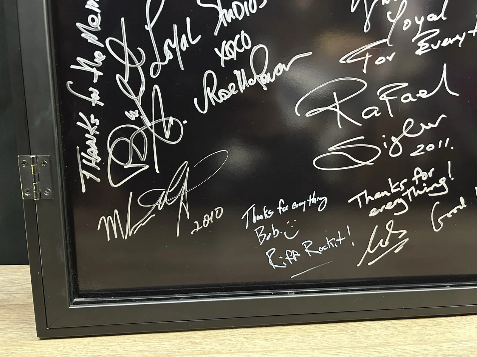 Don Cheadle Eli Roth Ray J Brandy Maya Loyal Studios SIGNED AUTOGRAPHED Frame, image 5