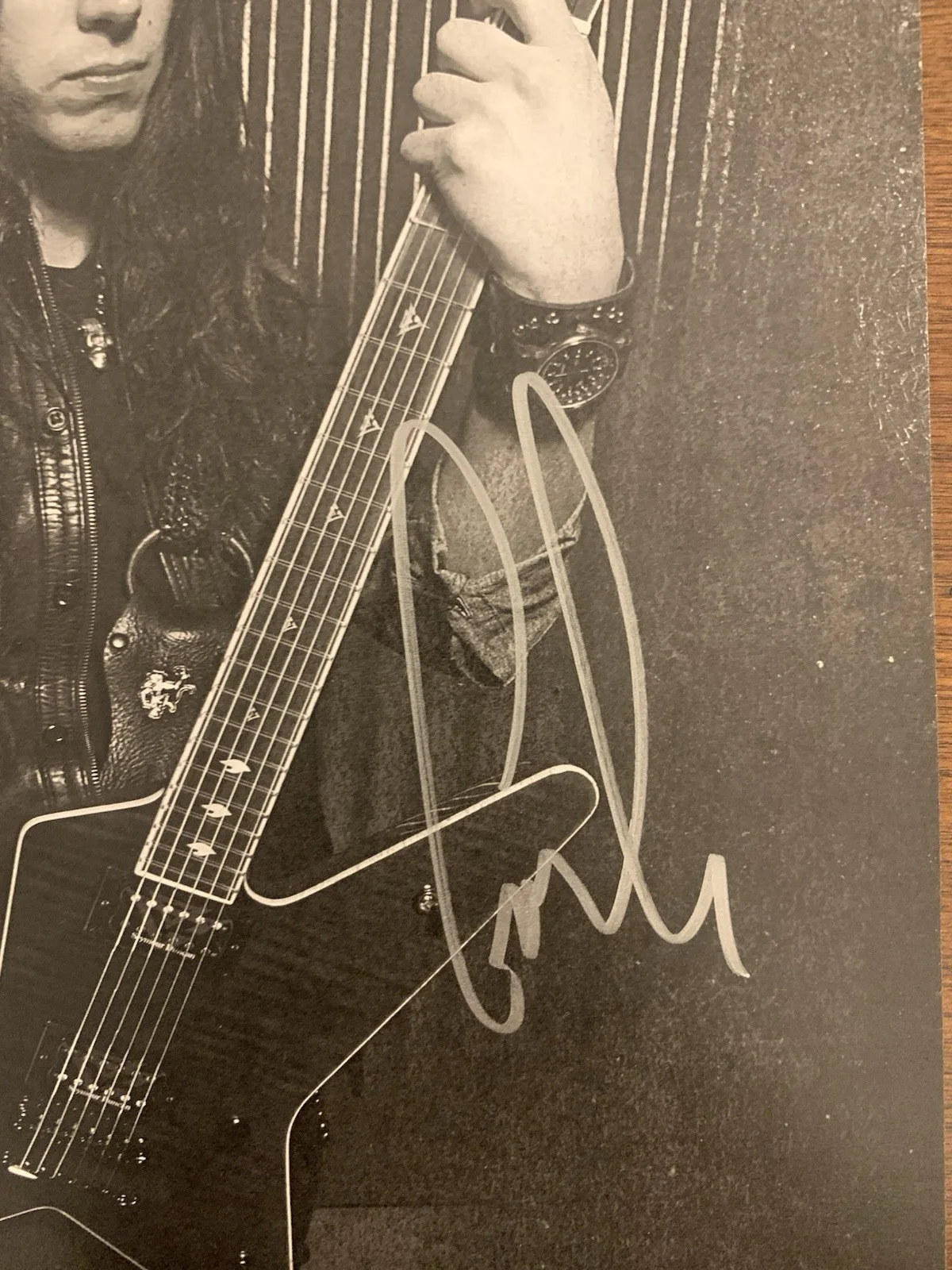 Gus G Hand Signed 8x10 Photo – Ozzy Osbourne Era – NAMM Autograph, изображение 2