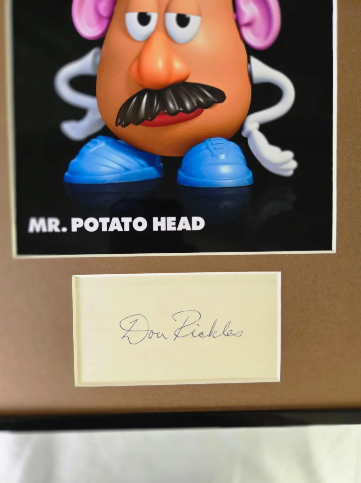 Don Rickles Signed Photo Framed Toy Story Mr Potato Head 11x14, изображение 2