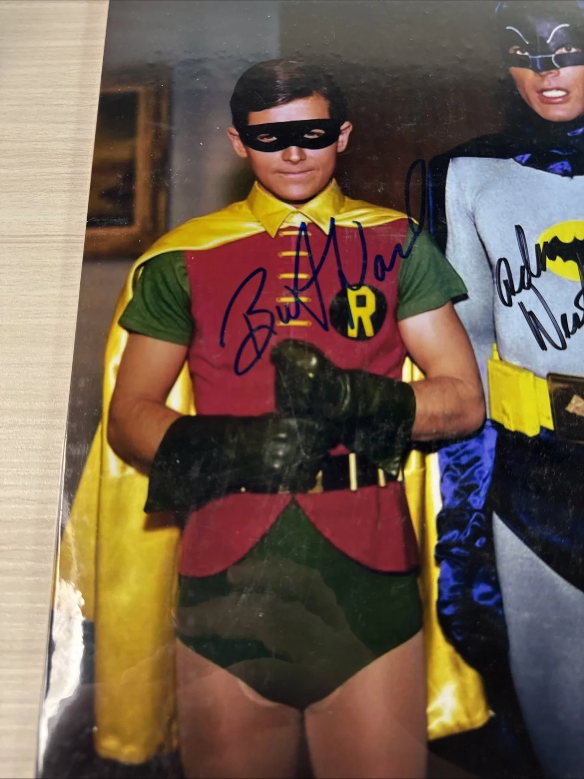 Burt Ward, Adam West — Batman Adam West & Burt Ward Signed Autographed Photo 13x15 With COA, изображение 2