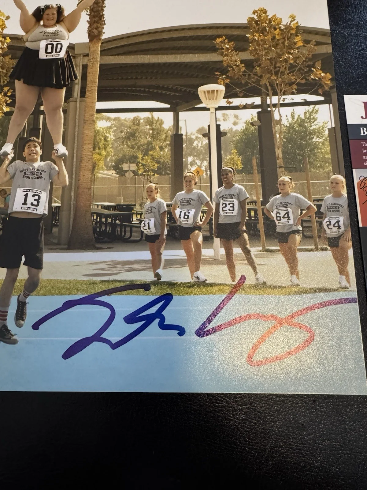 Justin Long — JUSTIN LONG Signed DODGEBALL 8x10 Photo Autograph JSA COA, изображение 2