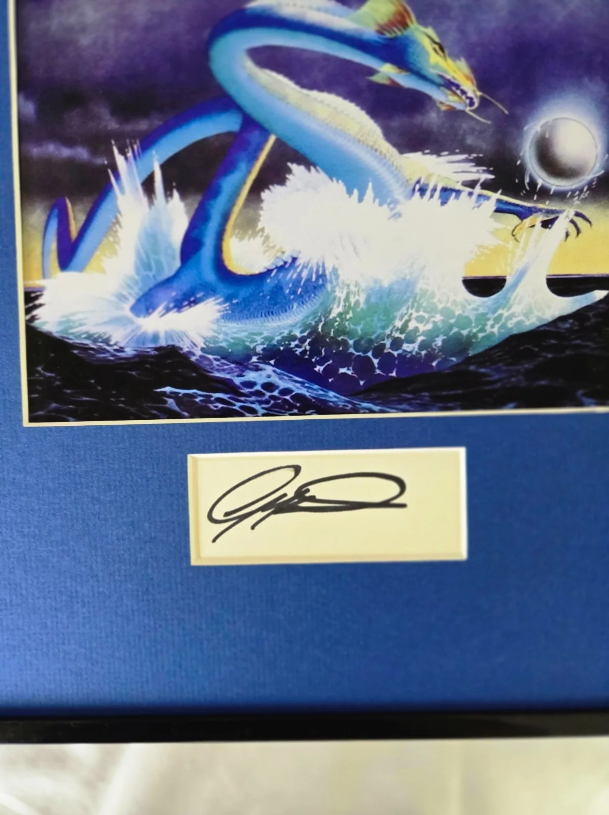 Geoff Downes Signed Photo Display Framed 11x14 Asia, image 2