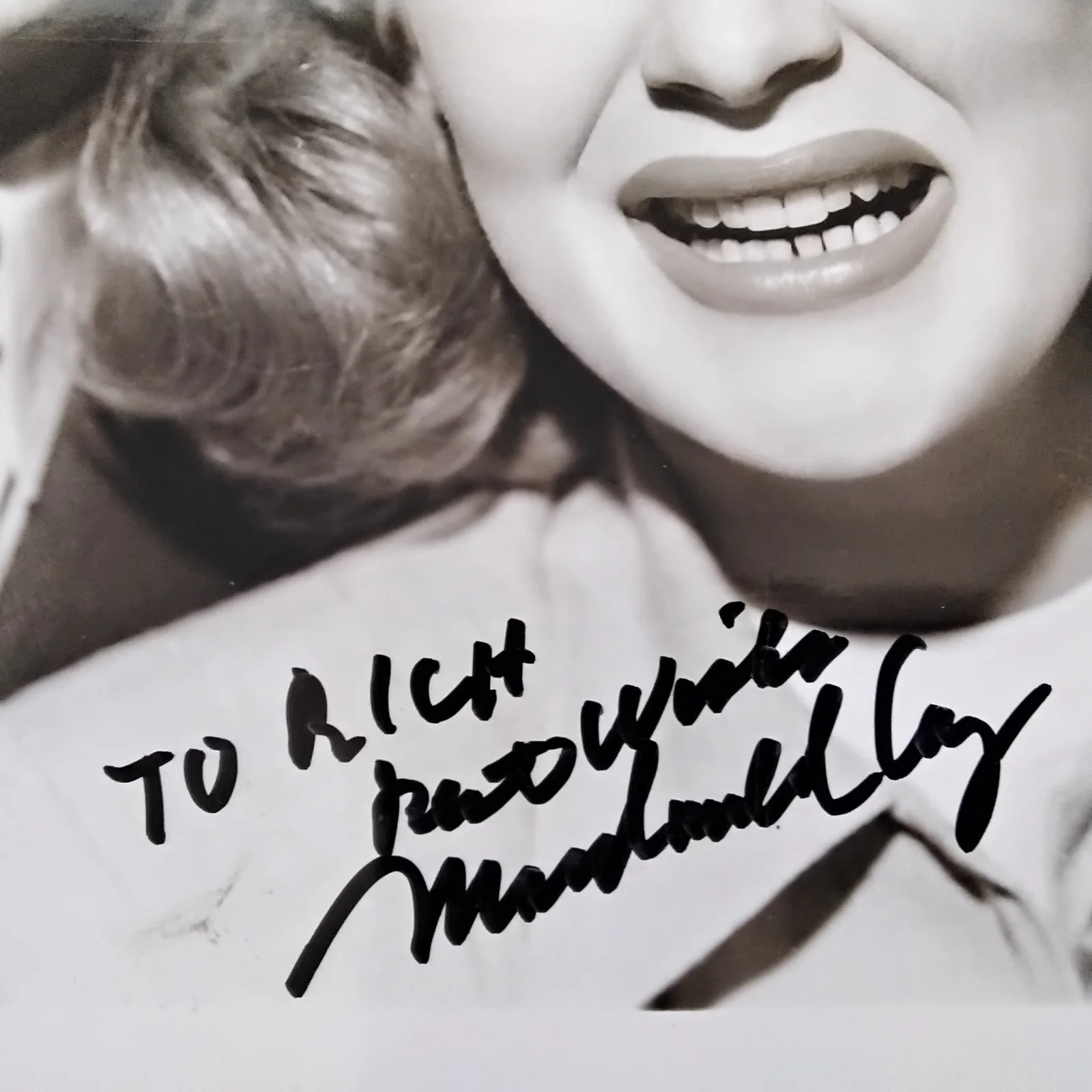 MacDonald Carey SIGNED Photo Film TV Actor Dream Girl Shadow of Doubt The Damned, изображение 5