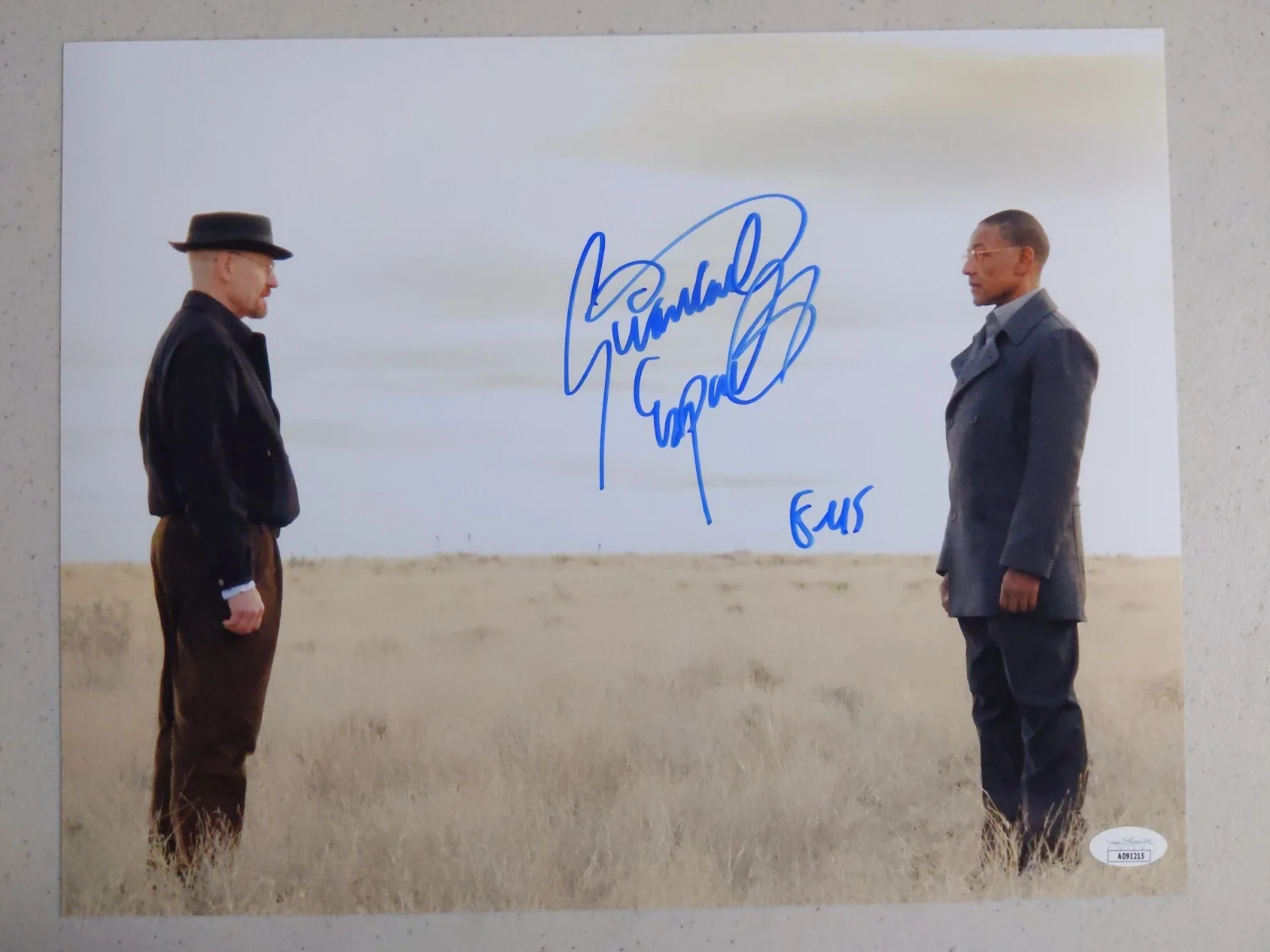Giancarlo Esposito — Giancarlo ESPOSITO Breaking Bad Signed 11x14 PHOTO Gus Fring JSA BAS COA