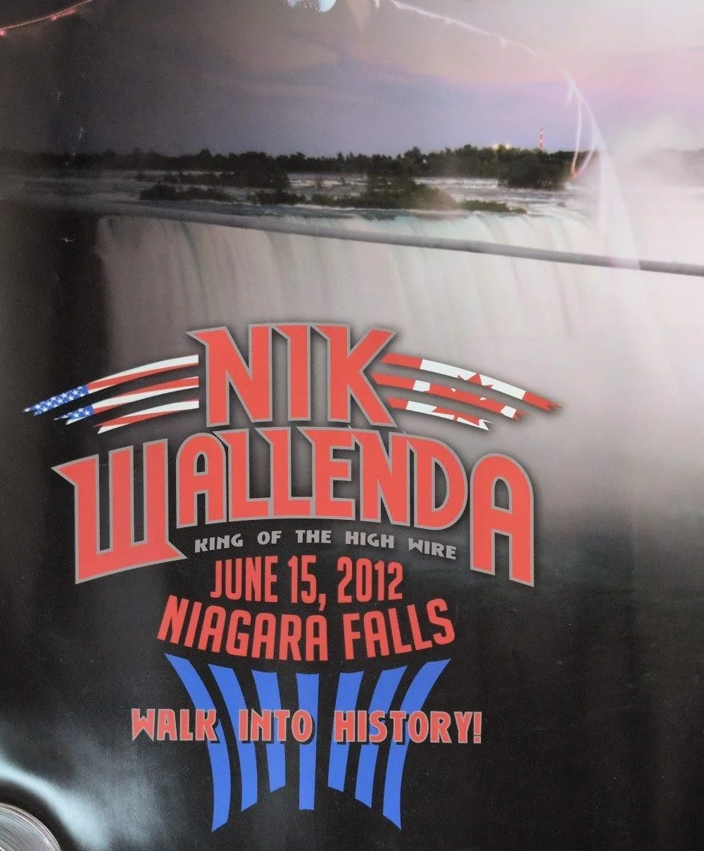 Nik Wallenda Signed Niagara Falls High Wire Walk 2012 Poster Autographed, image 2