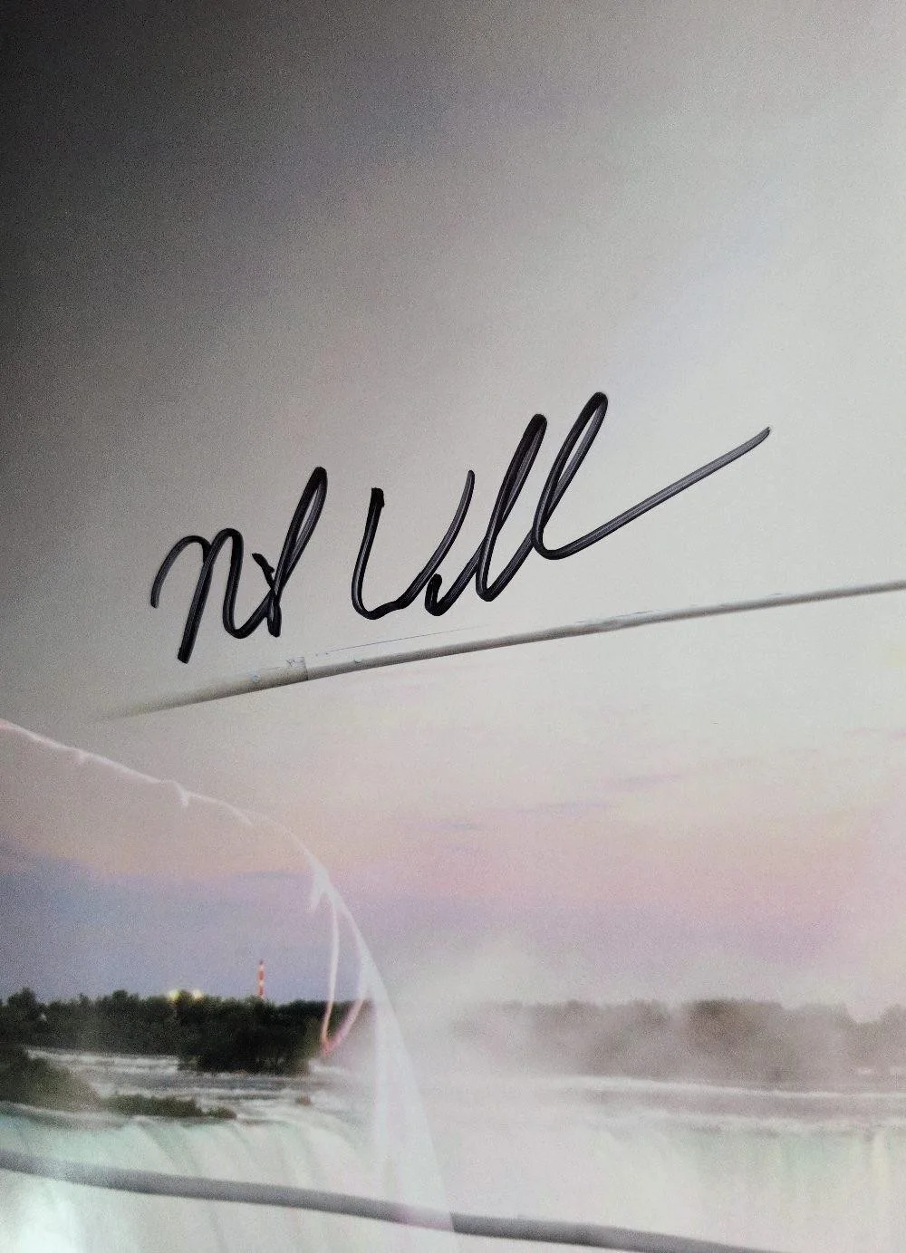 Nik Wallenda Signed Niagara Falls High Wire Walk 2012 Poster Autographed, image 4