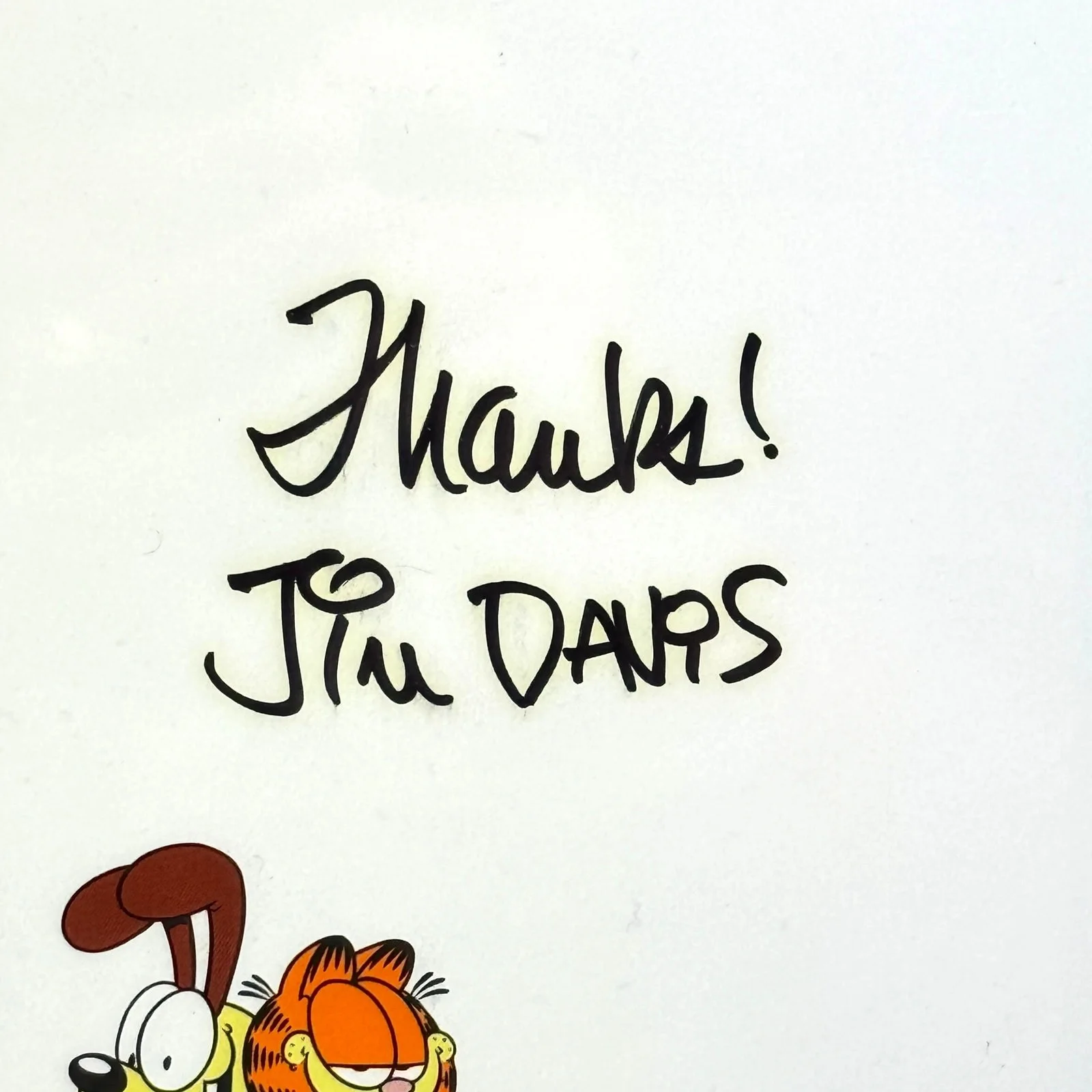 Jim Davis — JIM DAVIS Signed 4x6 Photo Cut JSA Certified Autograph Auto Garfield Creator, изображение 3