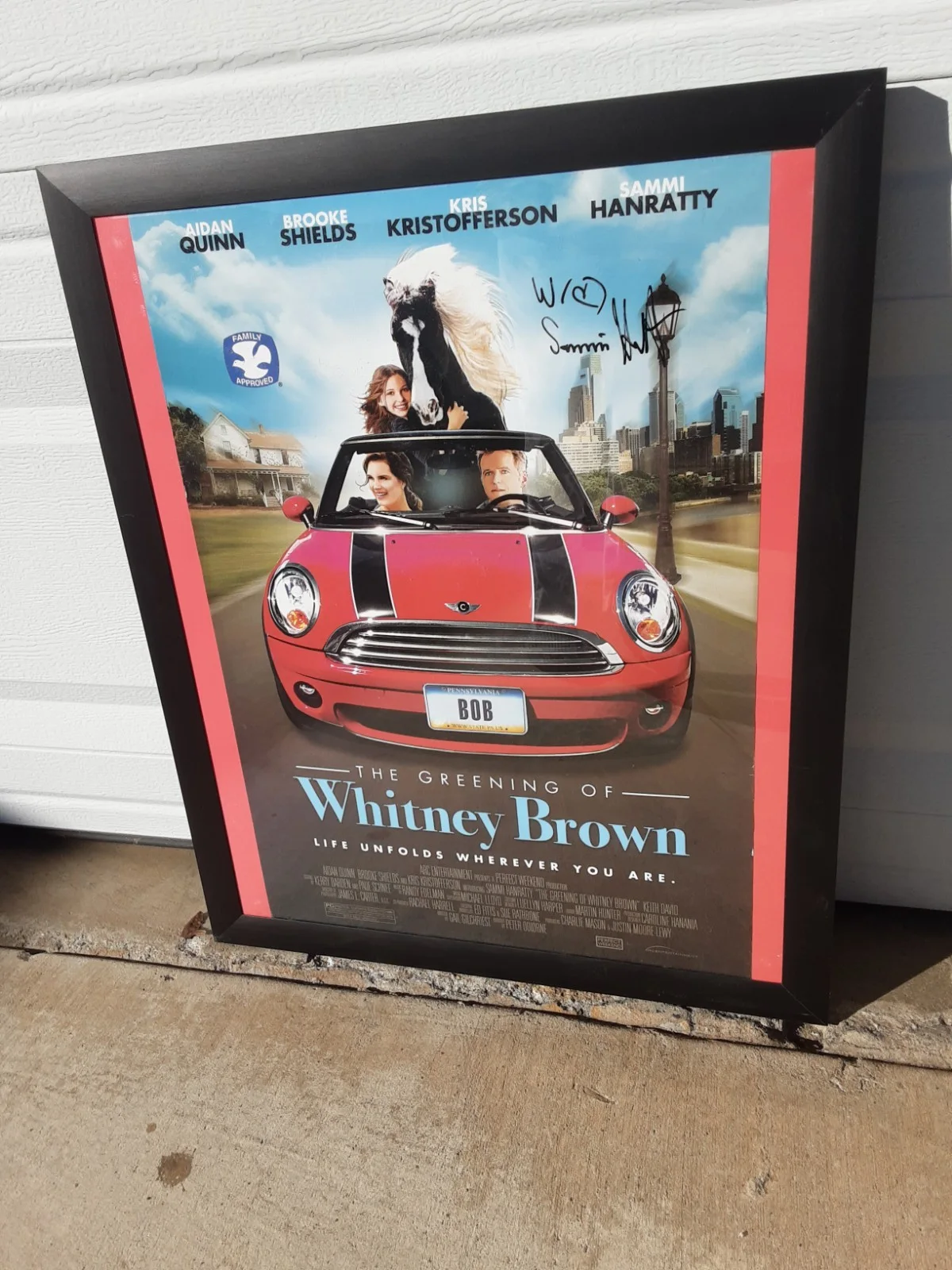 Sammi Hanratty — The Greening of Whitney Brown Mini Movie Poster 20 X 14 Signed Sammi Hanratty