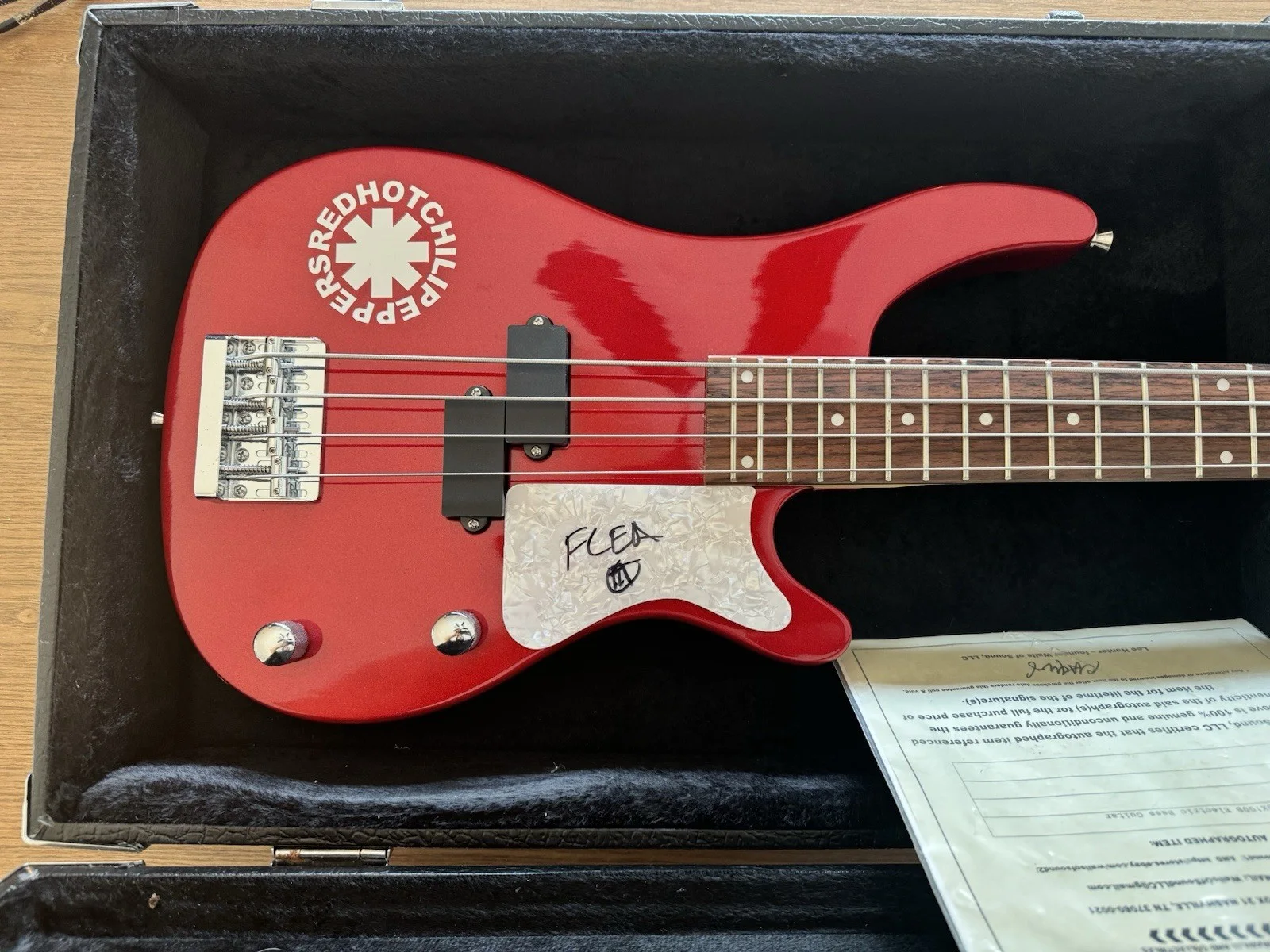 Signed Flea Bass, image 2