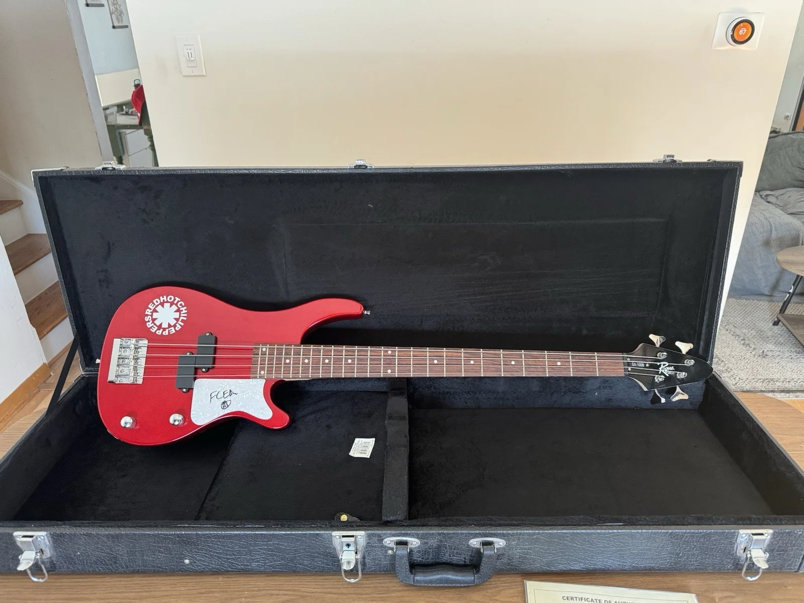 Signed Flea Bass, image 3