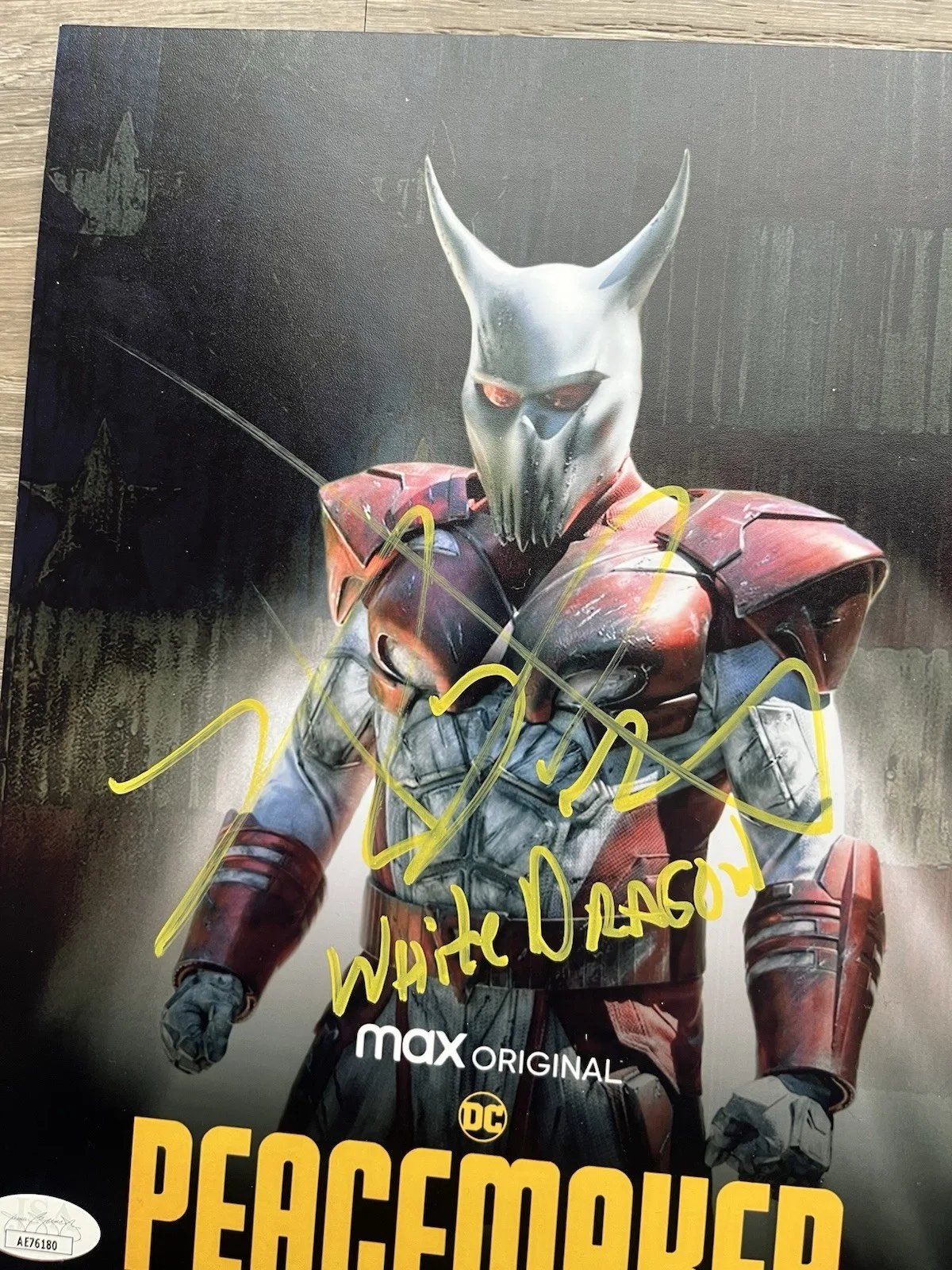 Robert Patrick — Robert Patrick Signed 7.75x10 White Dragon Photo JSA COA Peacemaker DC Marvel, image 3