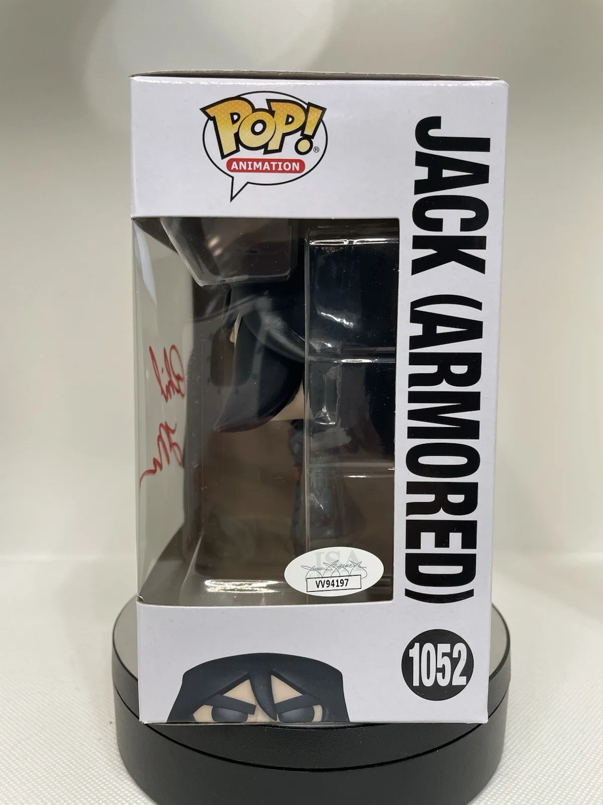 Phil LaMarr — Funko Pop Jack (Armored) 1052, Signed by Phil LaMarr, JSA, Mint, image 3