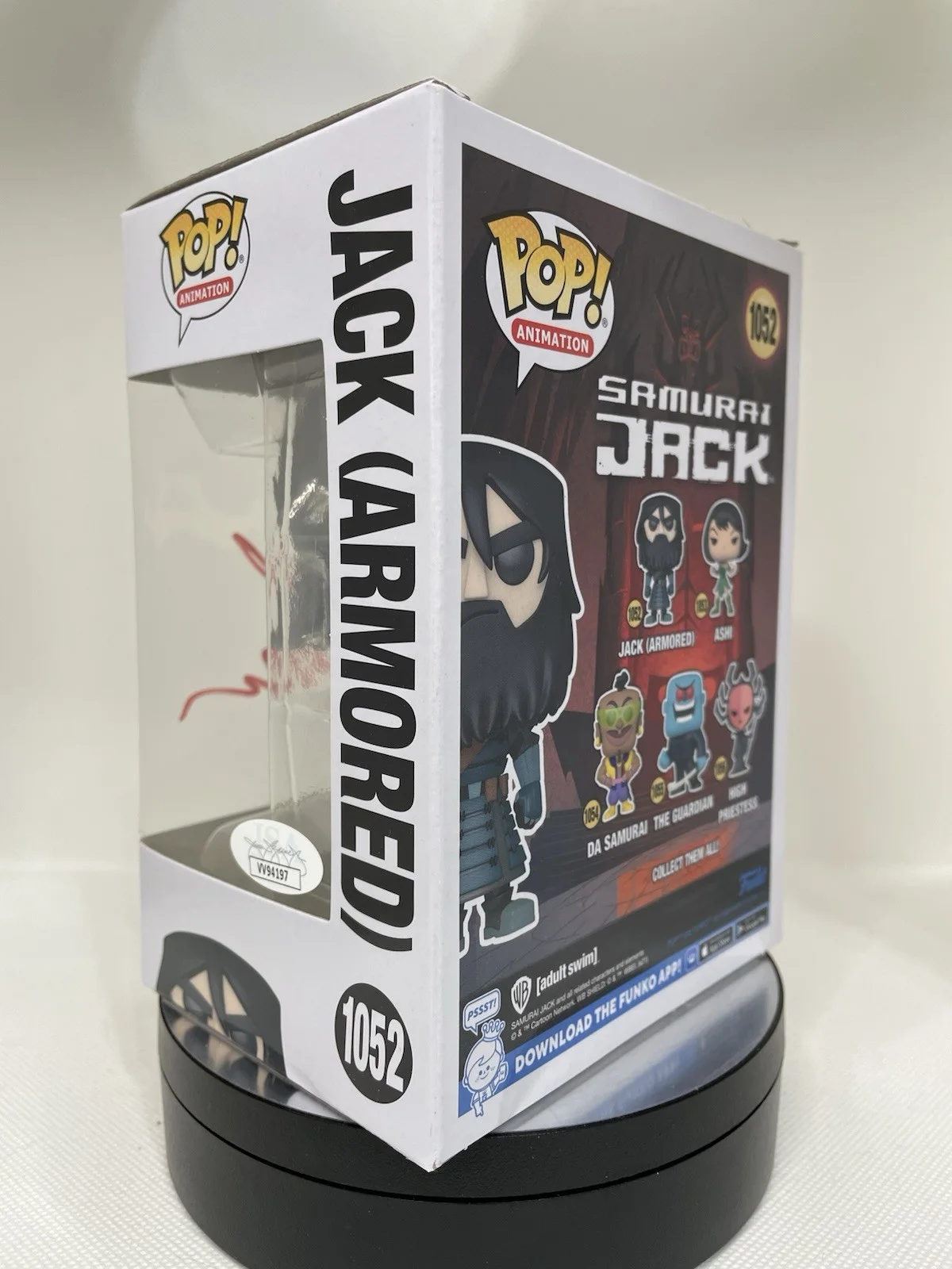 Phil LaMarr — Funko Pop Jack (Armored) 1052, Signed by Phil LaMarr, JSA, Mint, image 4