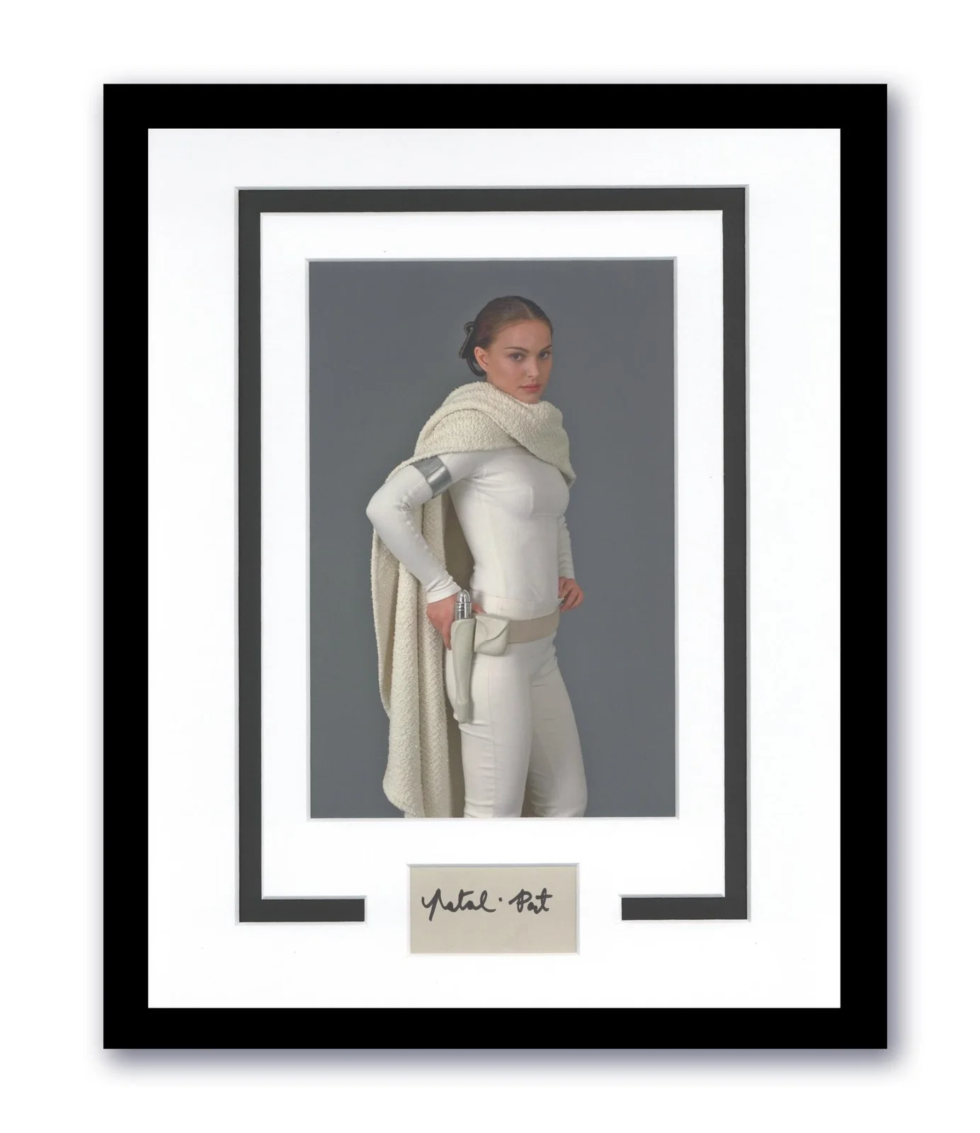 Natalie Portman — Star Wars Natalie Portman Autograph 11x14 Framed Poster Photo ACOA