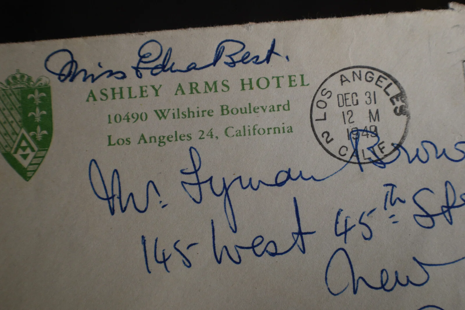 1949 *Autograph* Edna Best, image 2