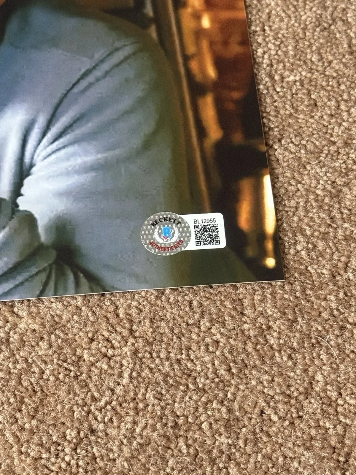 Tom Hardy Autographed 8x10 Photo Beckett COA Signed Movie Memorabilia, изображение 2