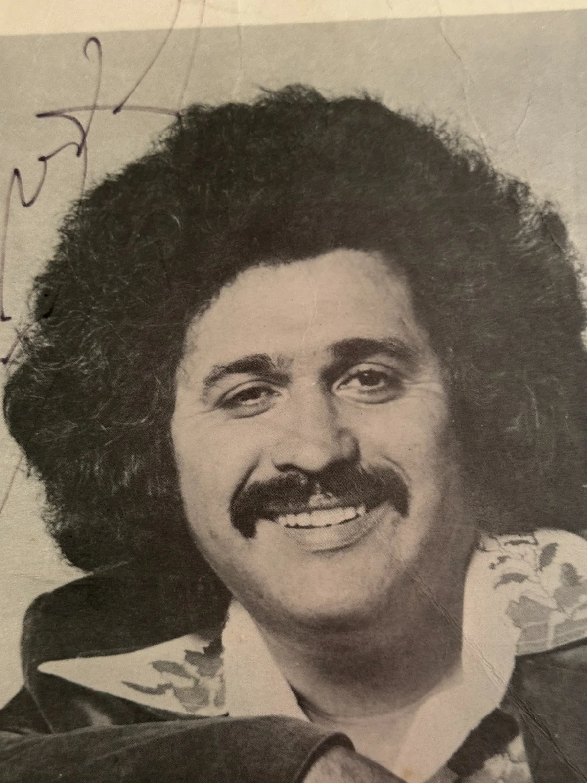 Freddy Fender Autographed 8.5x11 abc Dot Records Promotional Card, Country Music, изображение 3