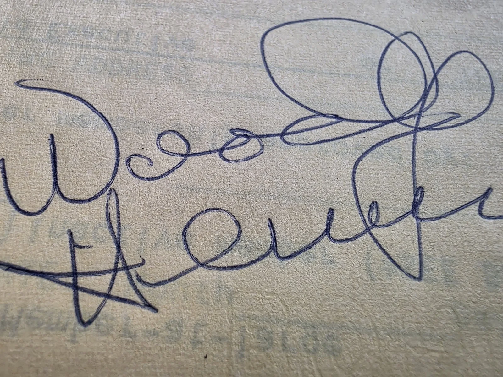 Woody Herman Signed Autograph with Note – Jazz Band Leader (Not Authenticated), image 4
