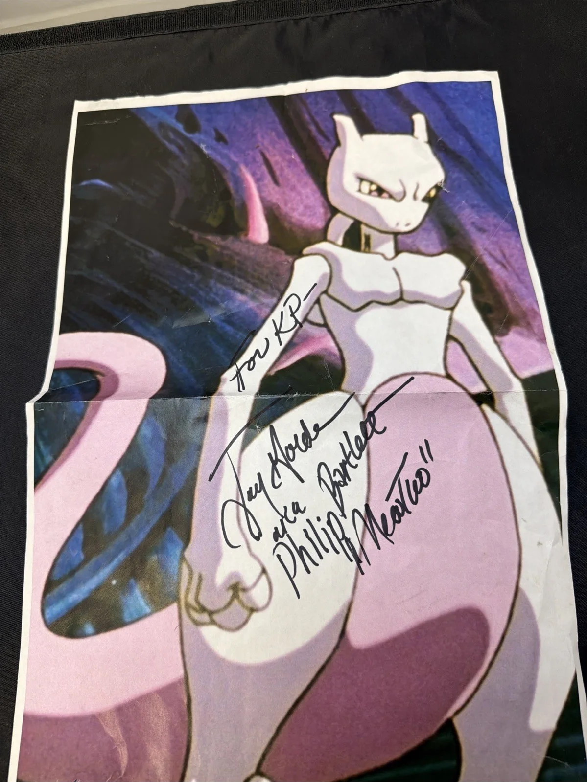 Jay Goede — Jay Goede signed Mewtwo Pokeman 11x7 picture, изображение 4