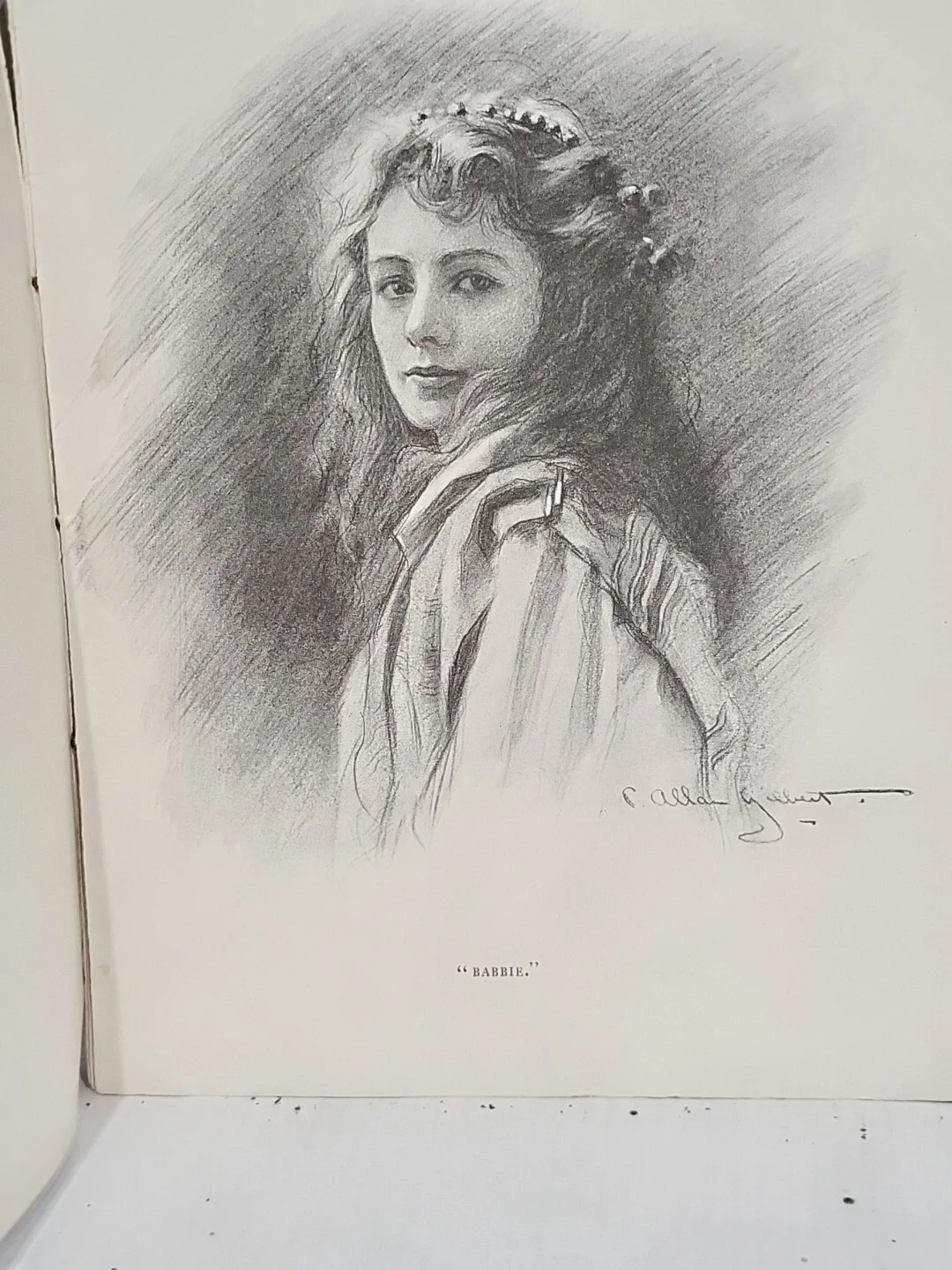Maude Adams — Maude Adams Autographed Program 1898 The Little Minister Dated J.M. Barrie Play, изображение 4