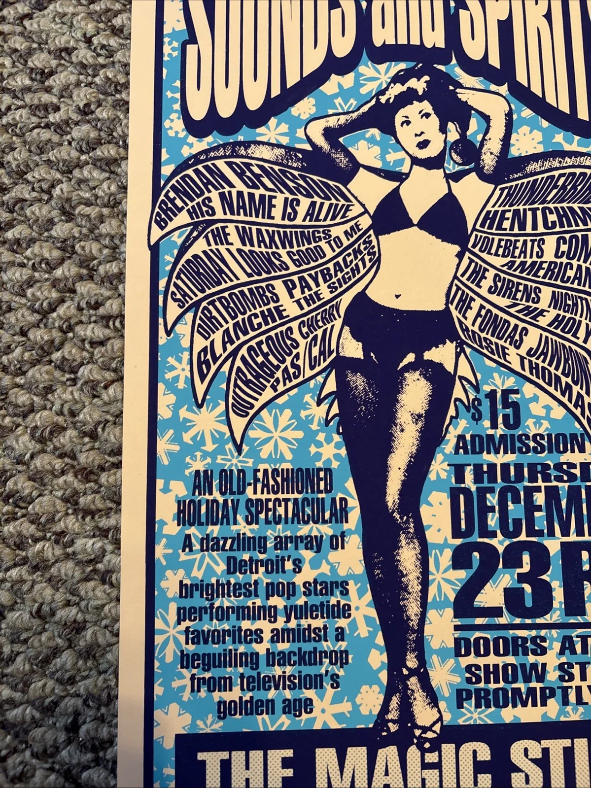 Concert Poster “Sound And Spirits” 12/23/04 Signed, image 4