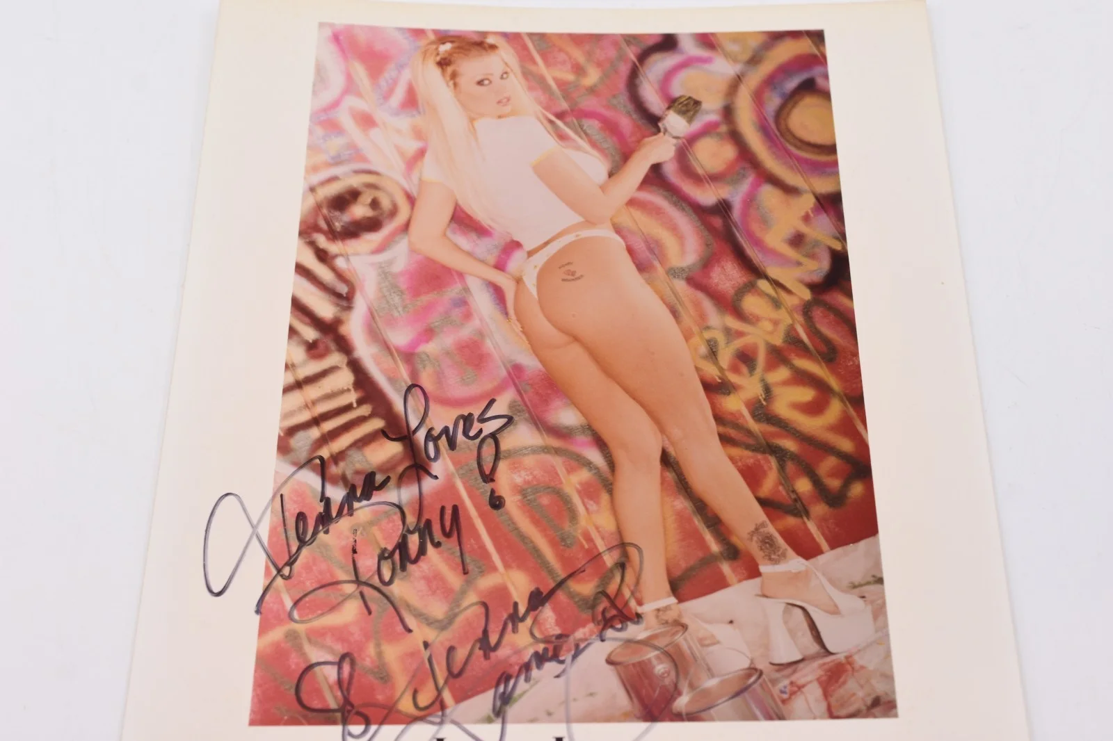 Jenna Jameson Signed 8x10 Photo Autograph Wicked Pictures, изображение 4