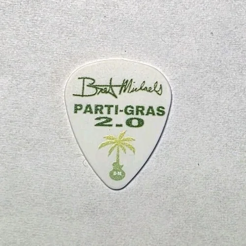 Bret Michaels Parti-Gras 2.0 Guitar Pick 2025 Face Poison, изображение 2