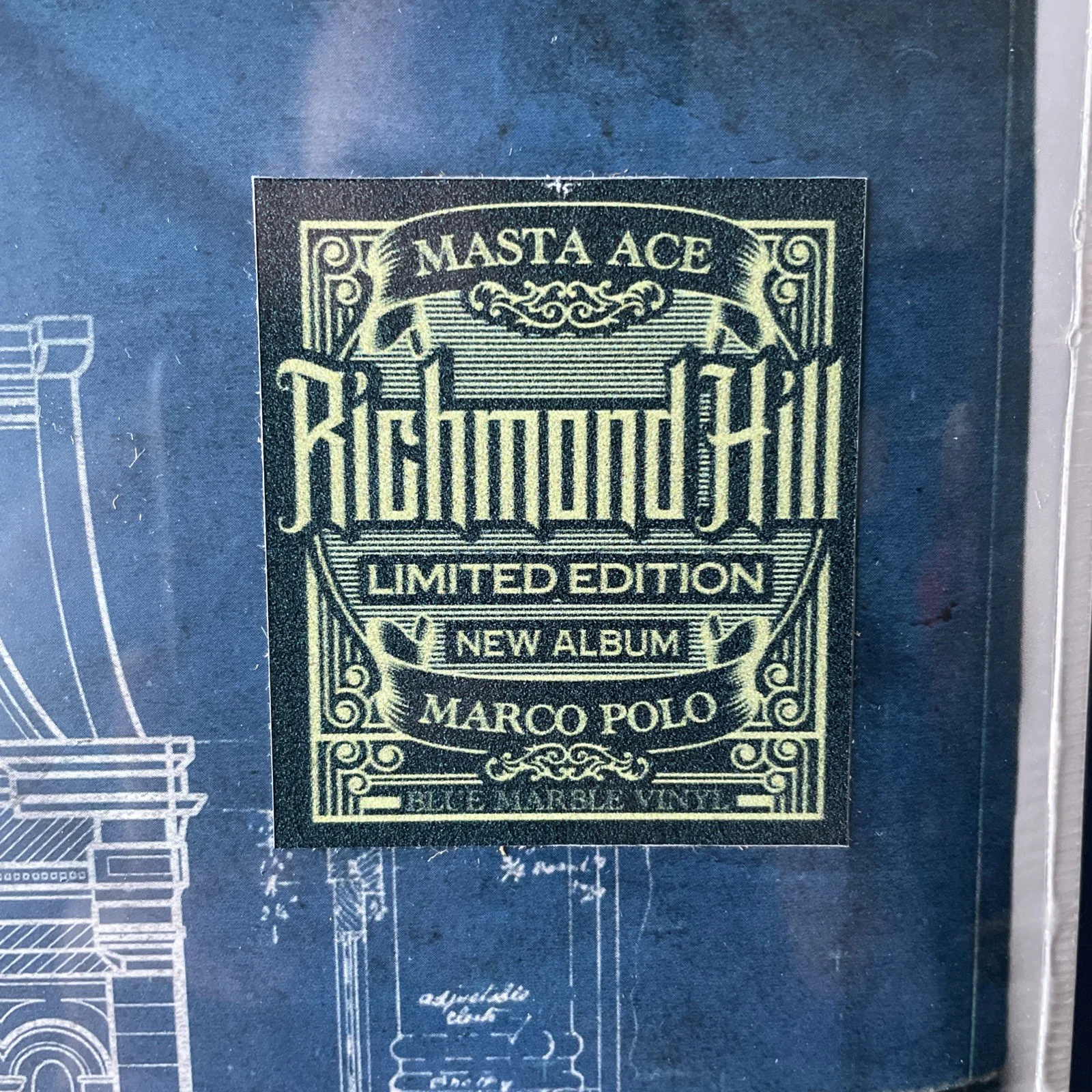 MASTA ACE & Marco Polo - Richmond Hill (Limited Edition Blue Vinyl), image 2