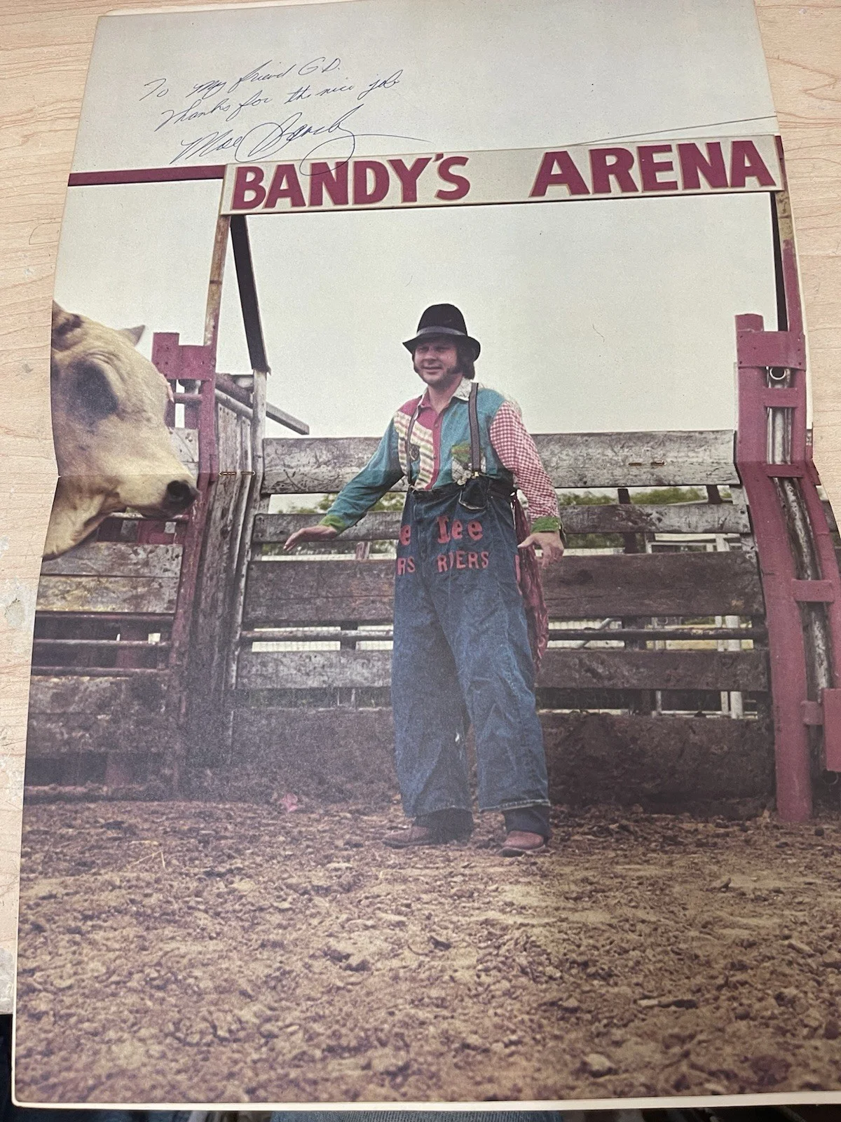Moe Bandy Signed Promo Book, Paperback, Vintage, Country Singer, image 5