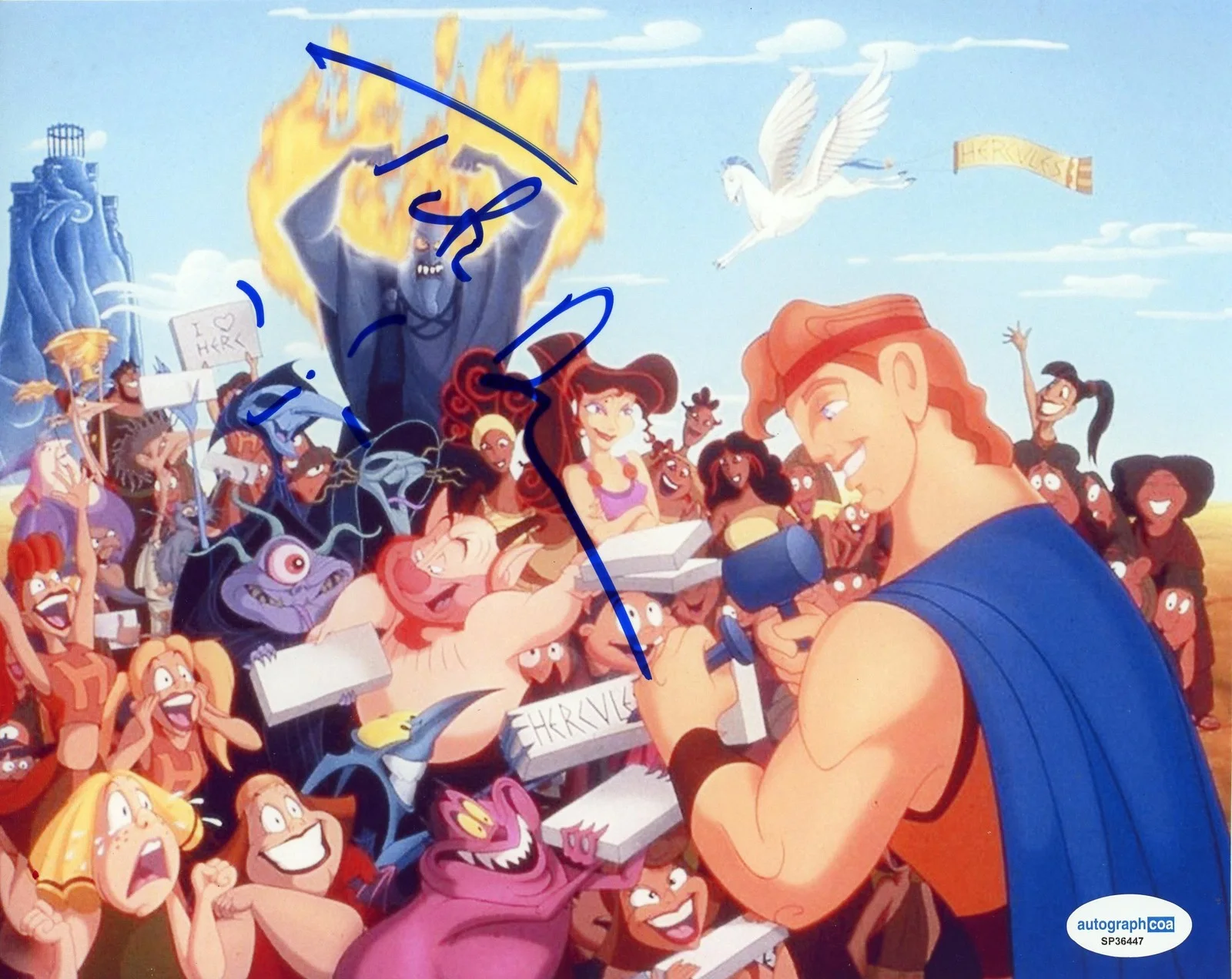 Tate Donovan — Tate Donovan "Hercules" AUTOGRAPH Signed Autographed 8x10 Photo B ACOA, изображение 2